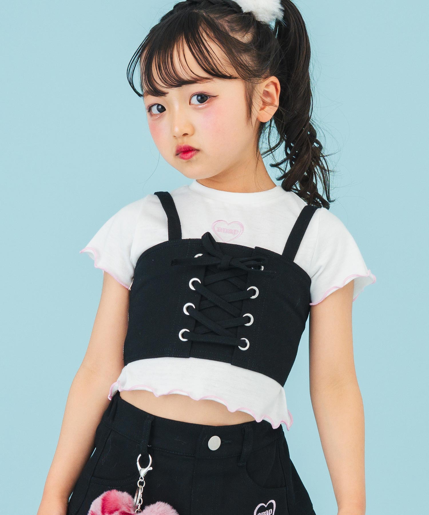 thenards jiggle coast top: ビスチェ ROOP TOKYO tシャツ コルセットビスチェ付きシアートップス レディース