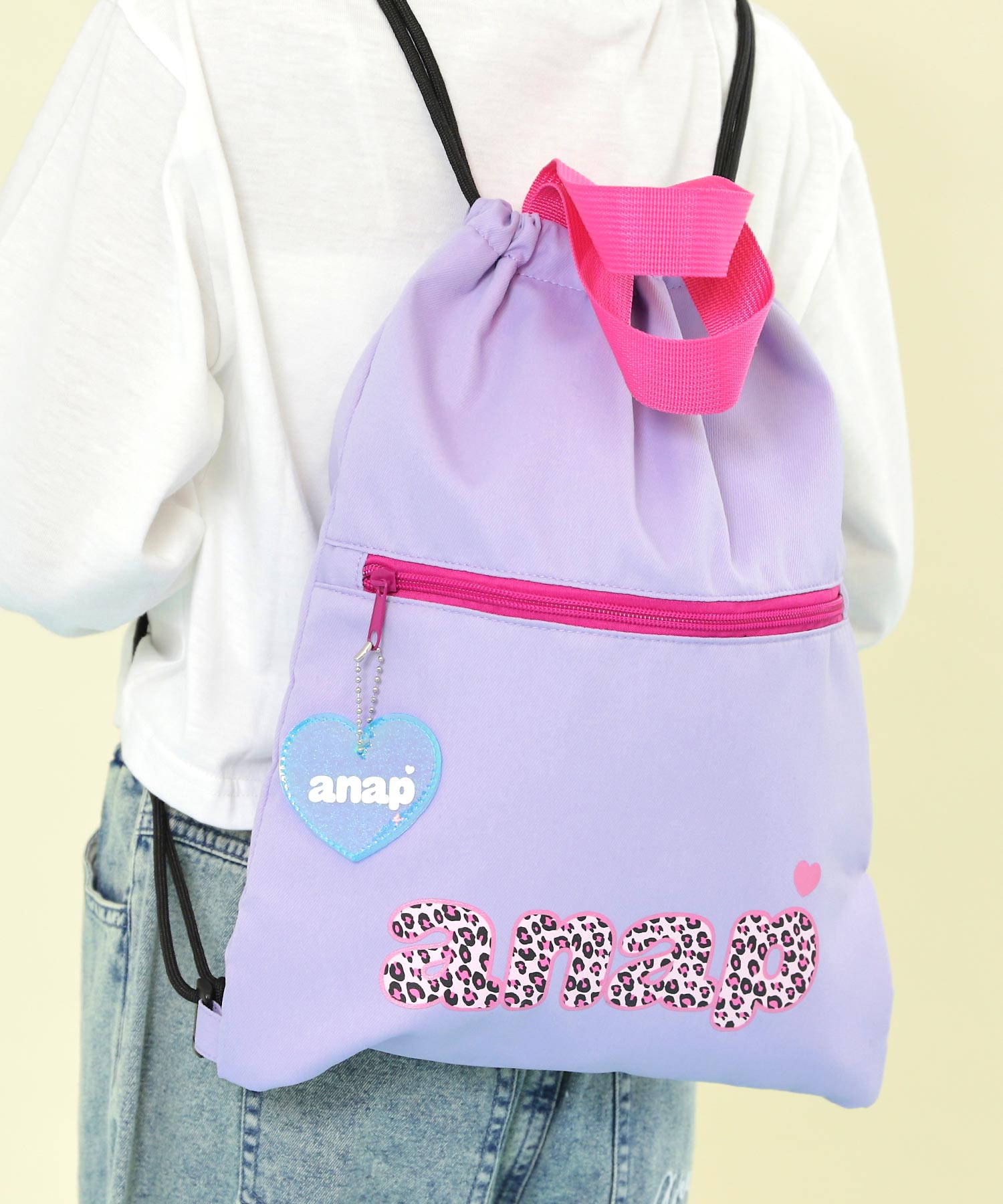 ヒョウ柄 ロゴ ナップサック 429-3616 – ANAP オンラインショップ