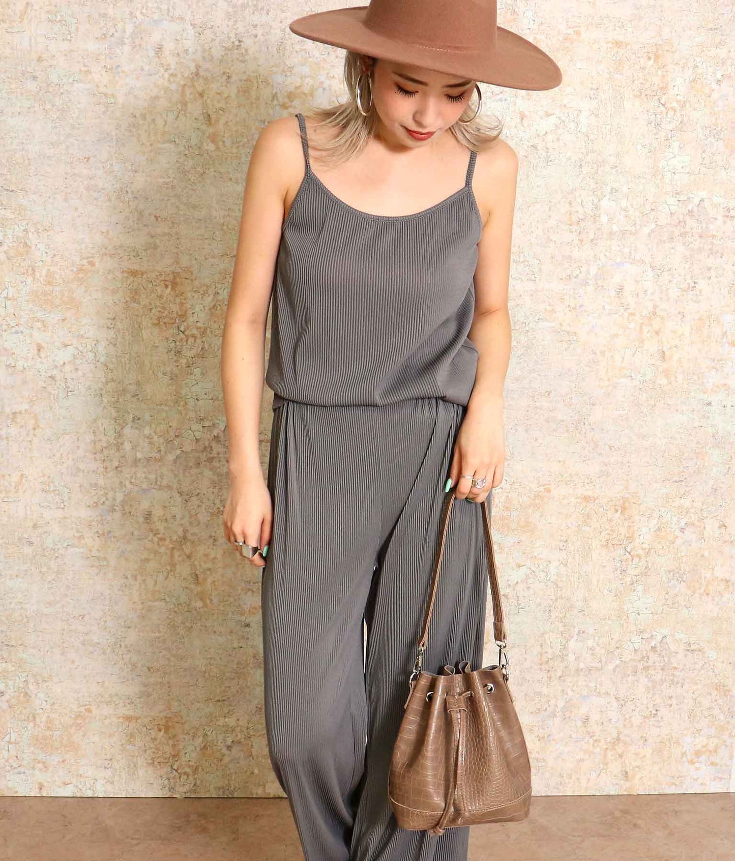 2WAY ショルダー クロコ調 バッグ 159-4703