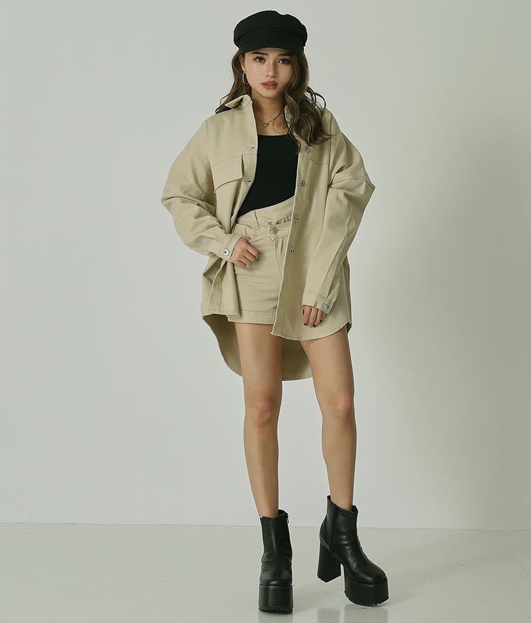 ツイル デザイン ショー トパンツ 792-8417
