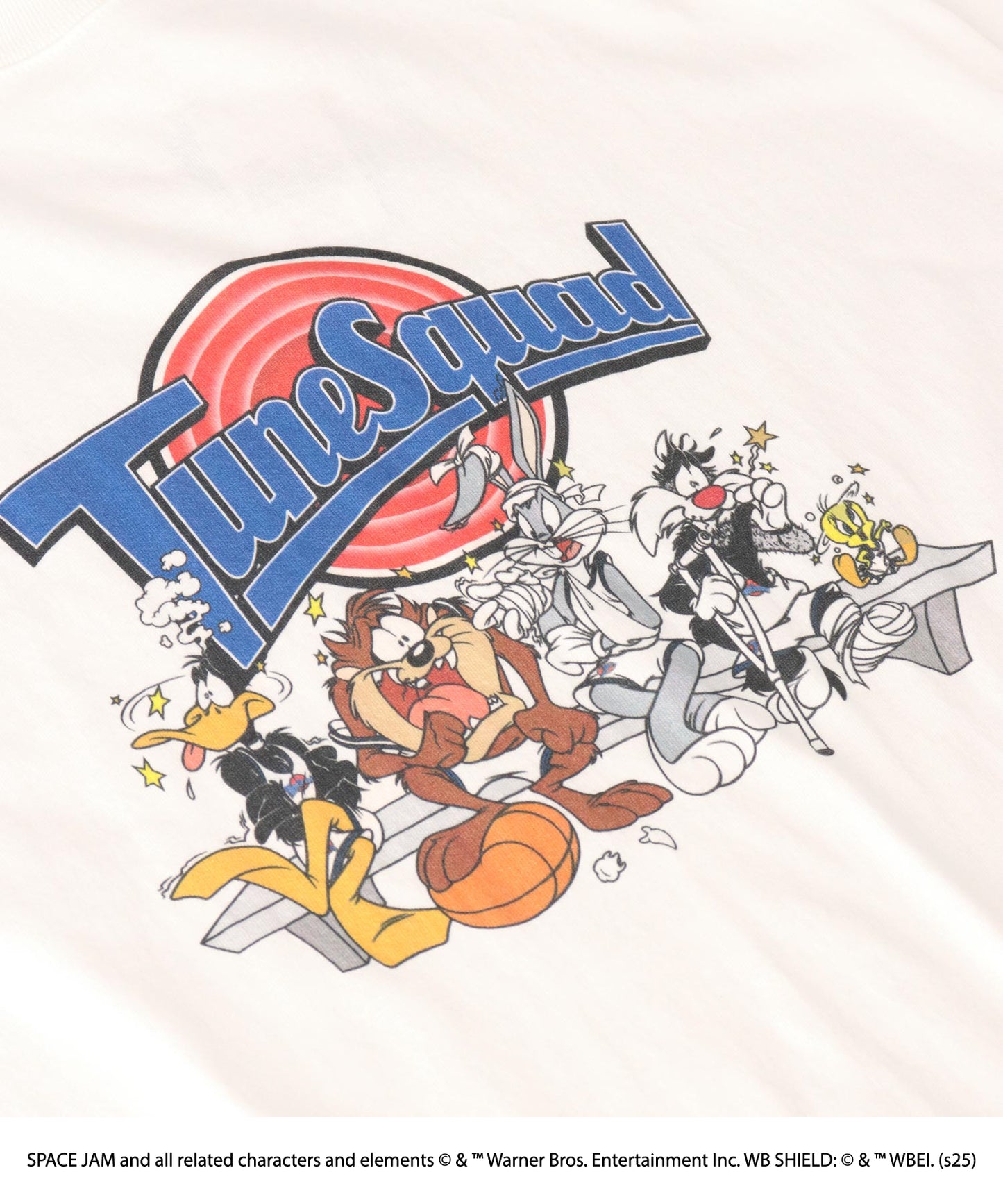 【DISCUS】「LOONEY TUNES/ルーニー・テューンズ」キャラクタープリントTシャツ 793-9303