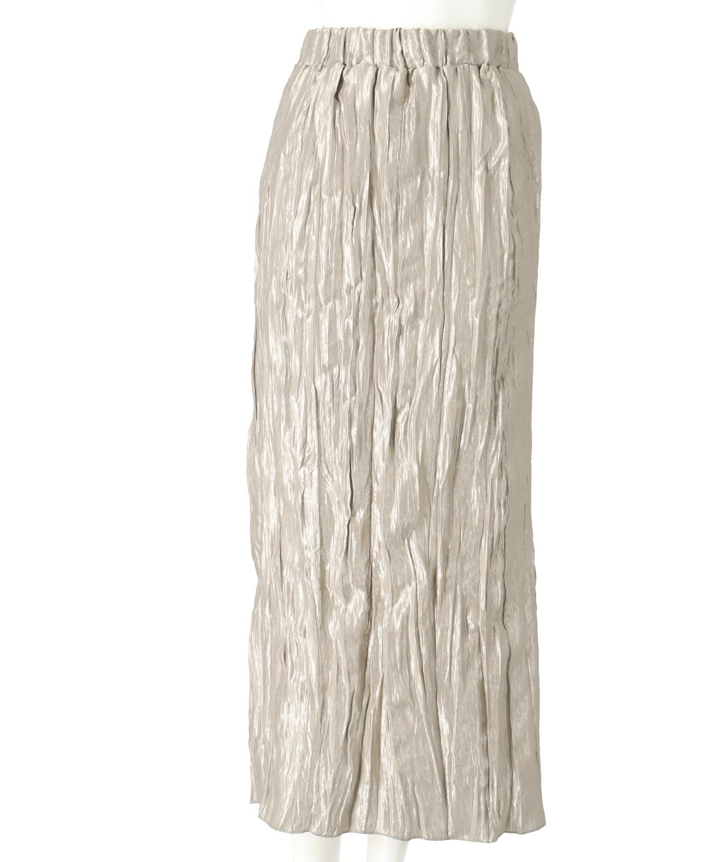 ワッシャーサテン ナロー スカート 791-9258