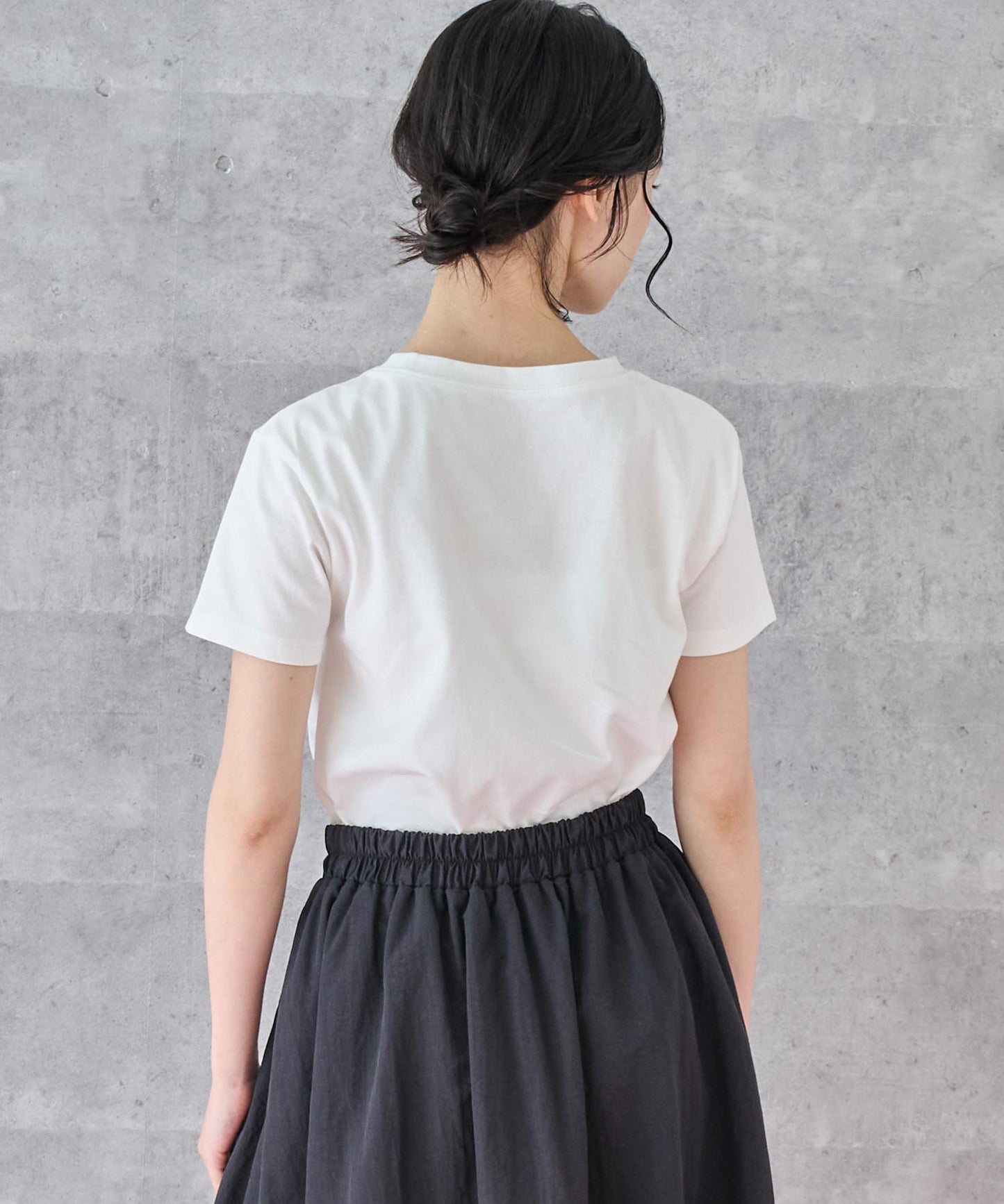 メタリック 箔プリント ロゴ ウェーブ Tシャツ 793-9223