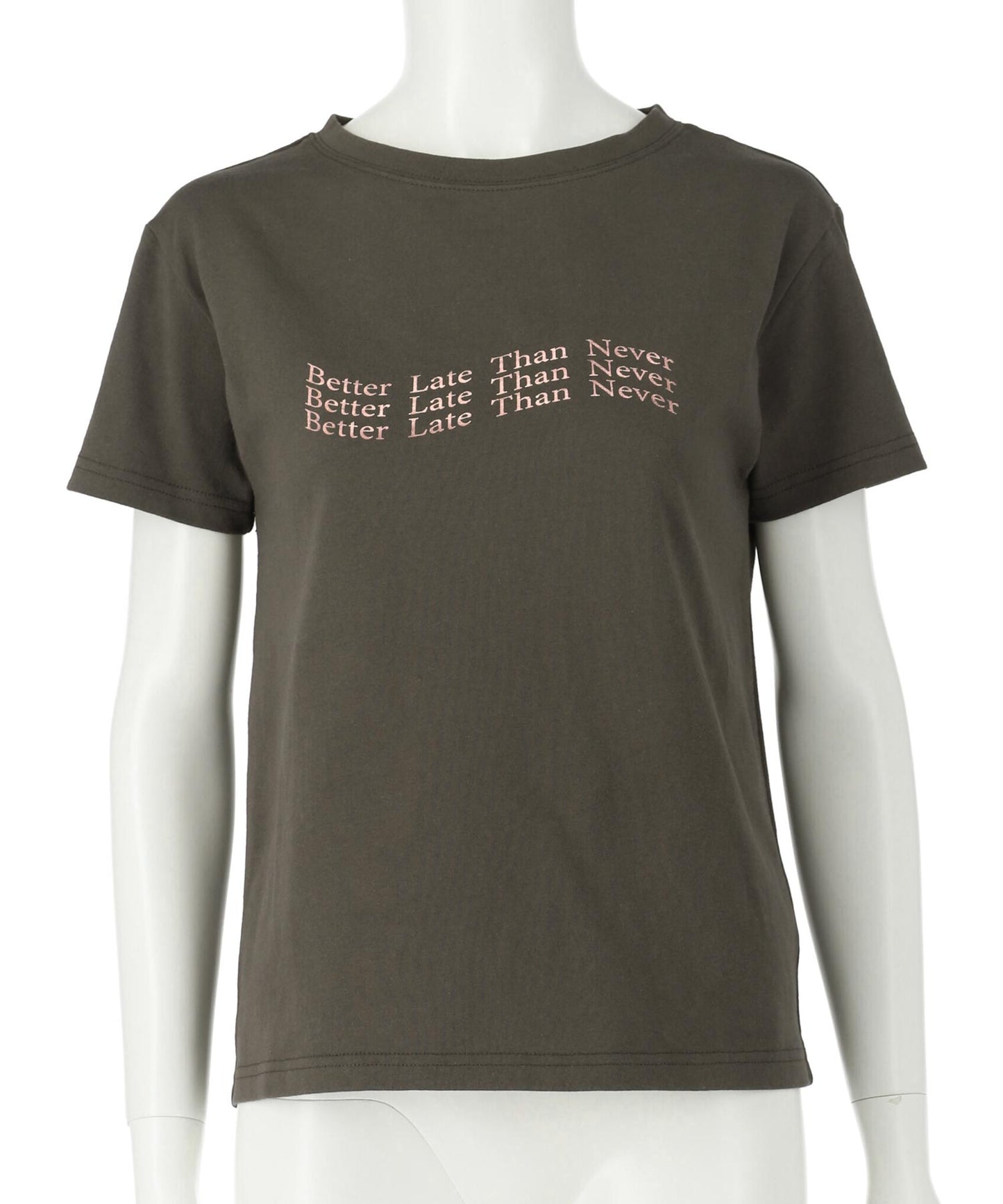 メタリック 箔プリント ロゴ ウェーブ Tシャツ 793-9223