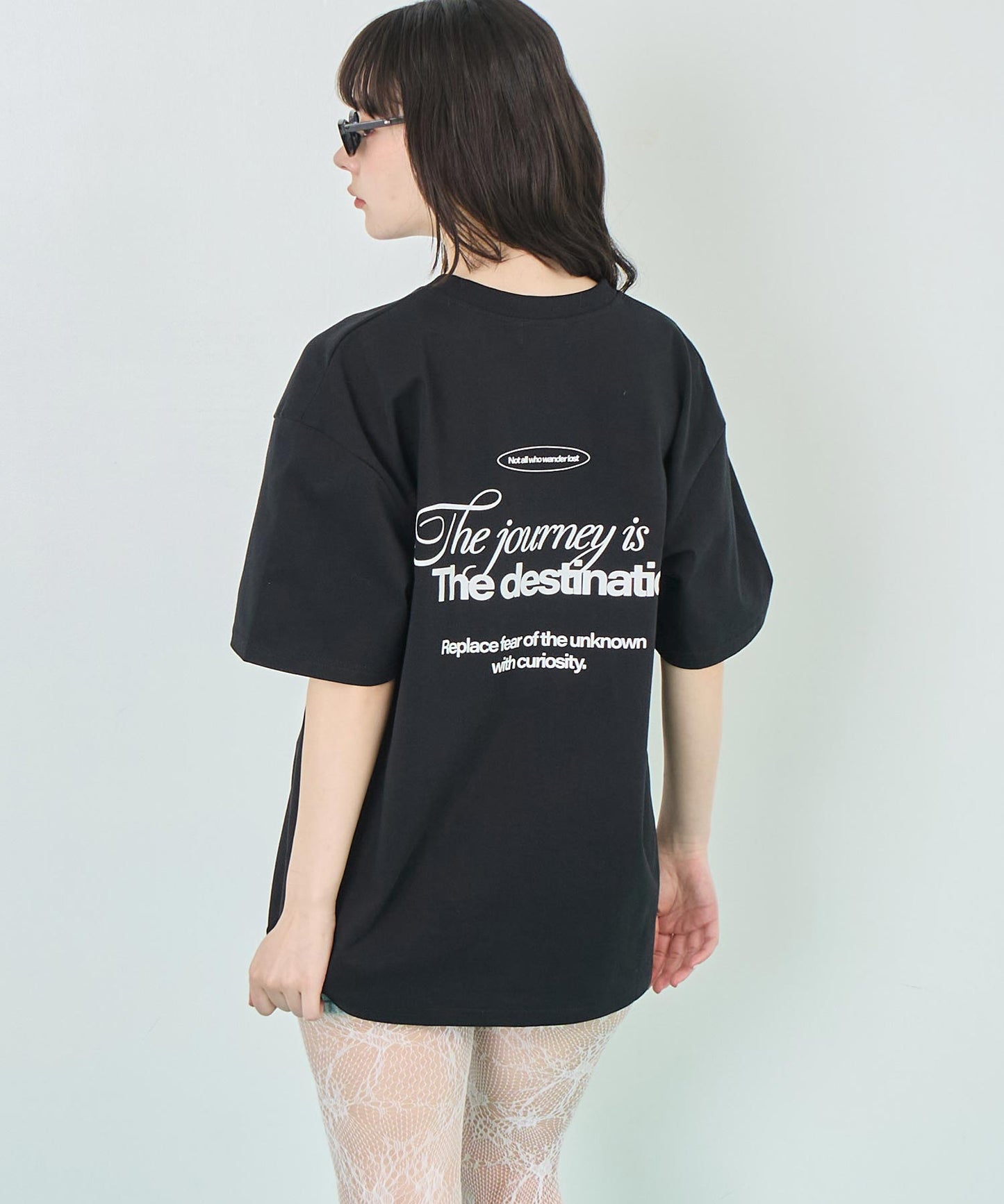 メッセージ ロゴ ビッグ Tシャツ 793-9236