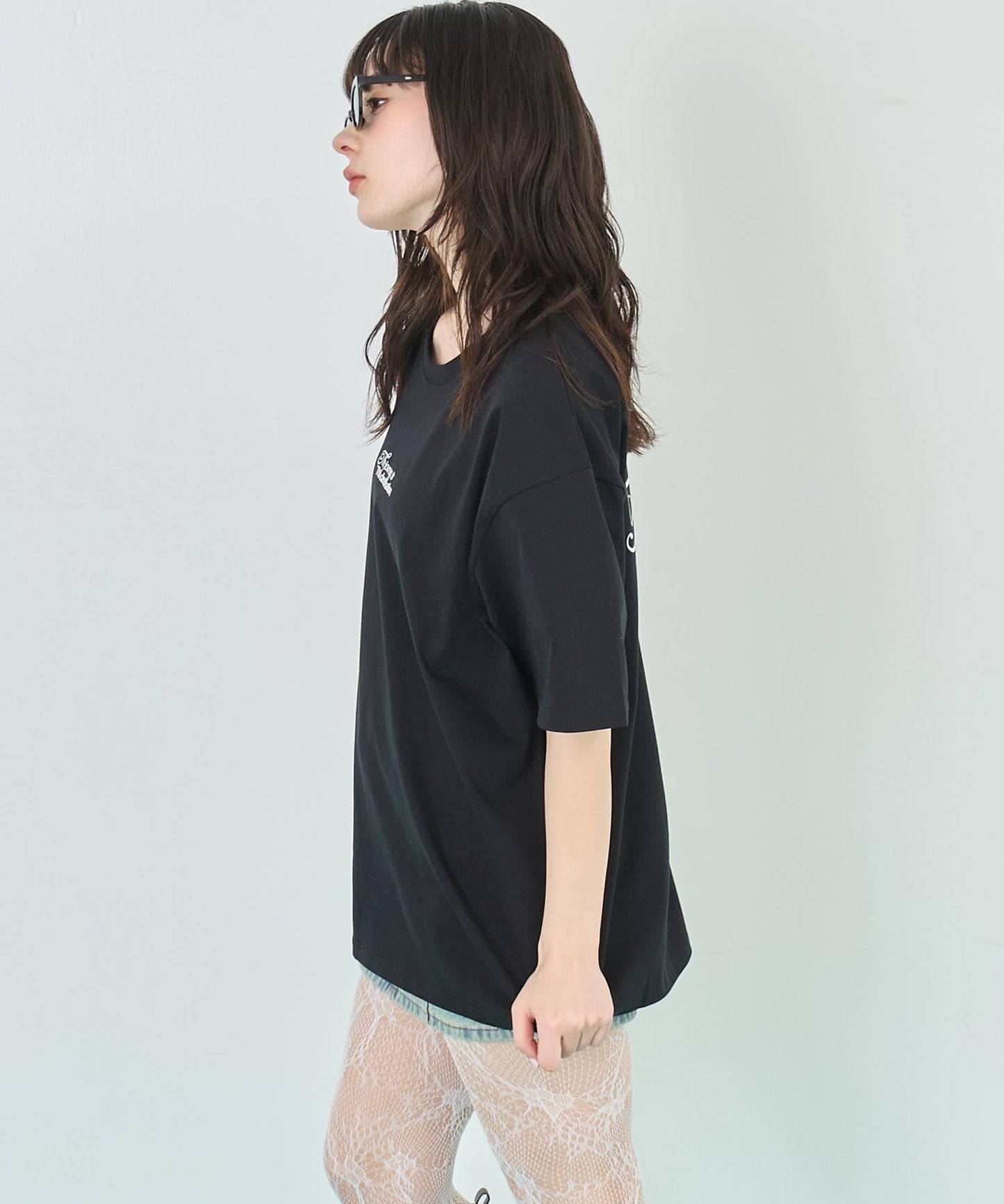 メッセージ ロゴ ビッグ Tシャツ 793-9236