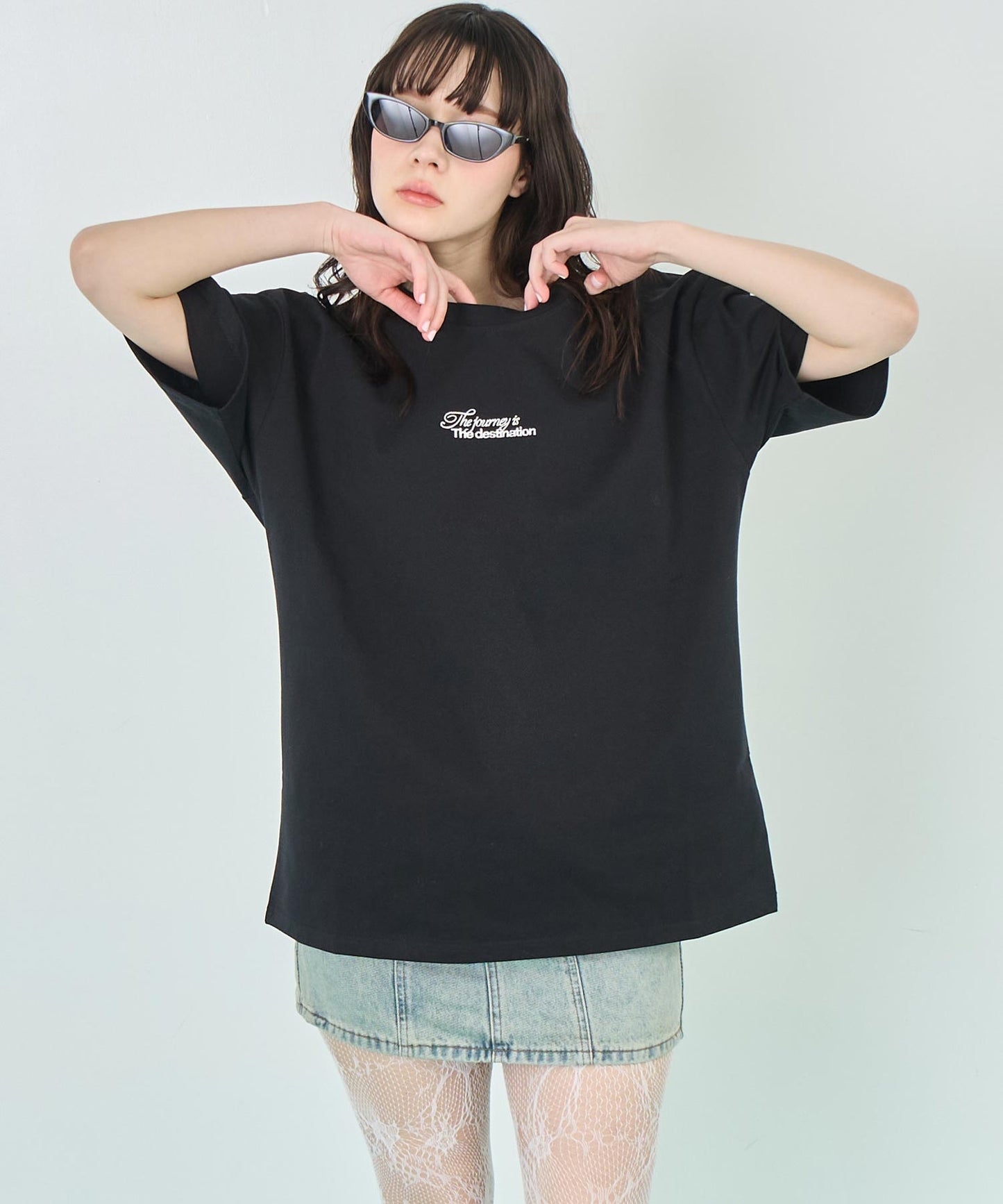 メッセージ ロゴ ビッグ Tシャツ 793-9236