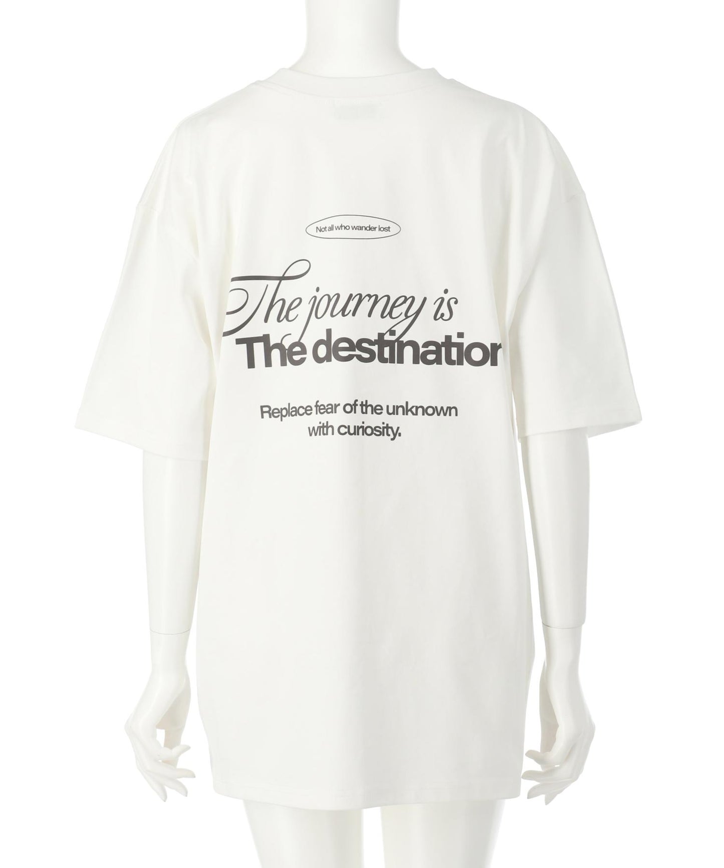 メッセージ ロゴ ビッグ Tシャツ 793-9236