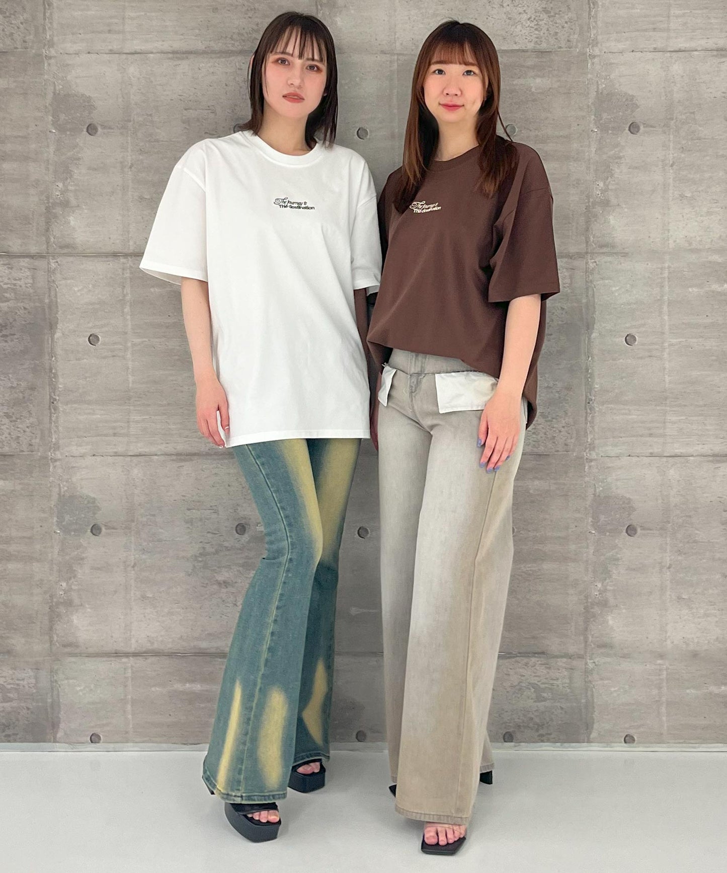 メッセージ ロゴ ビッグ Tシャツ 793-9236
