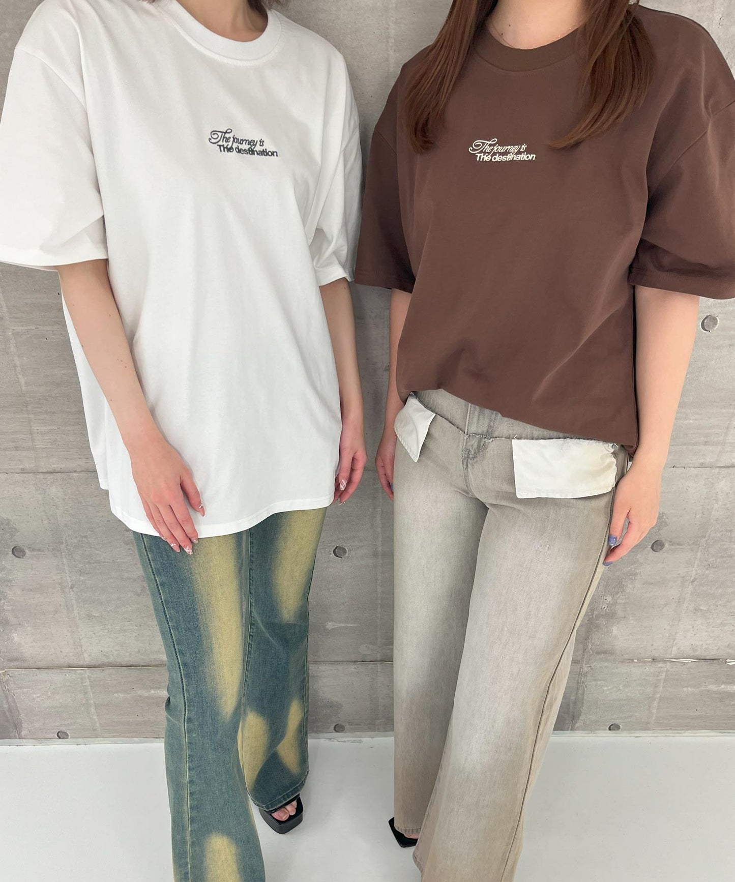 メッセージ ロゴ ビッグ Tシャツ 793-9236