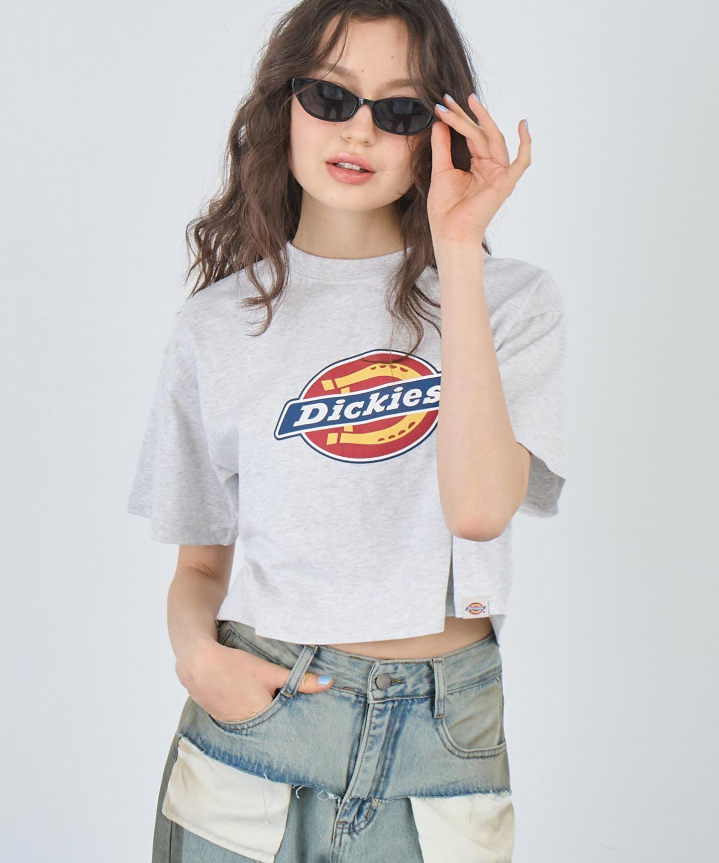【Dickies】クロップド Tシャツ 793-9250