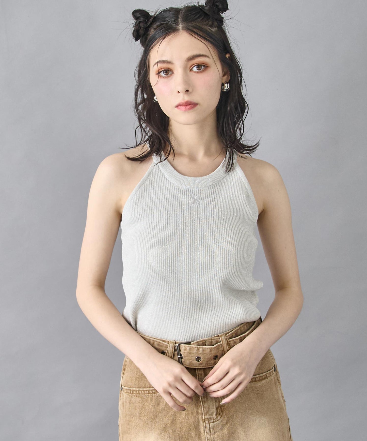 ラメ アメスリ ニット トップス 793-9267