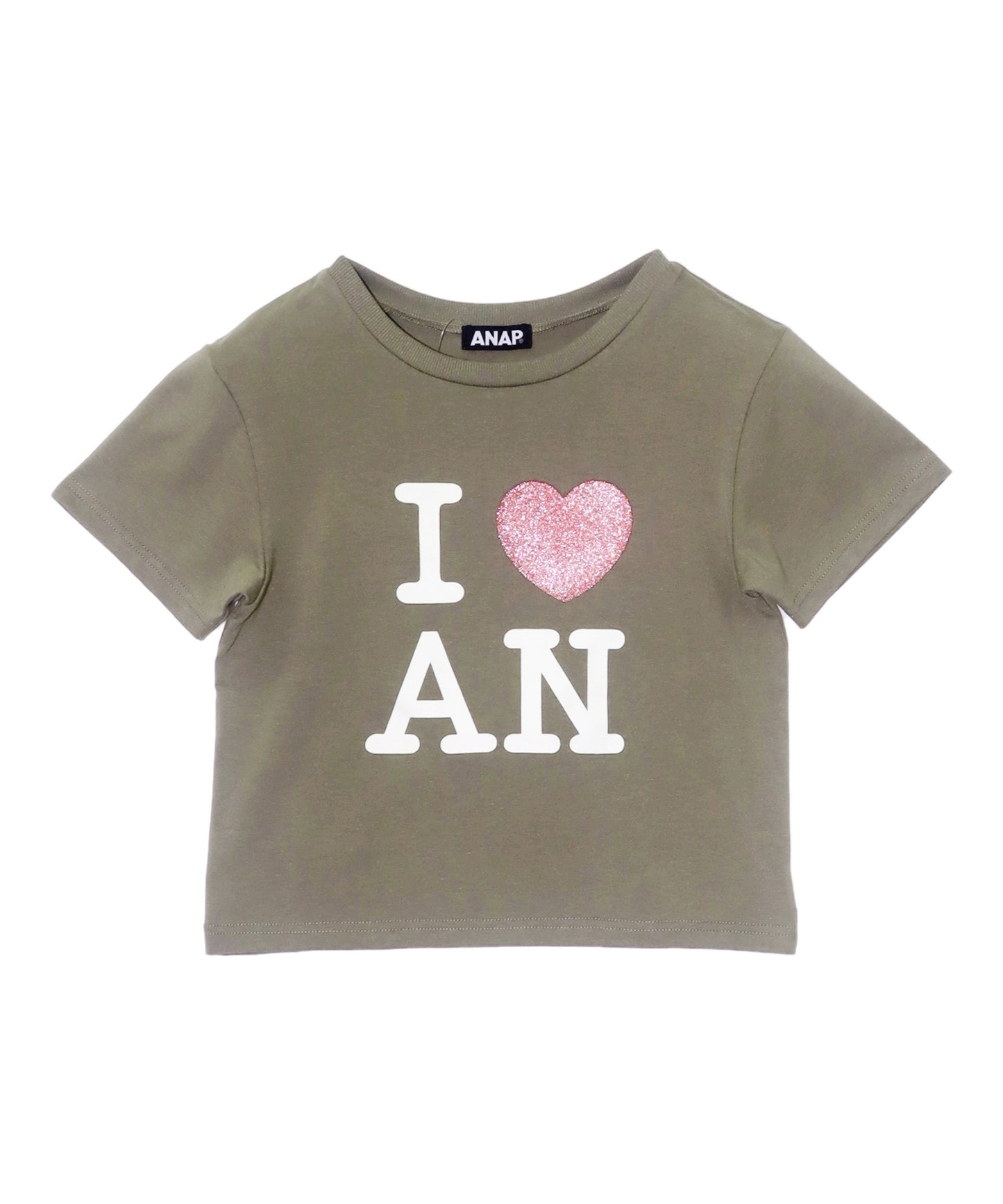 I LOVE ラメ プリント Tシャツ 793-9325