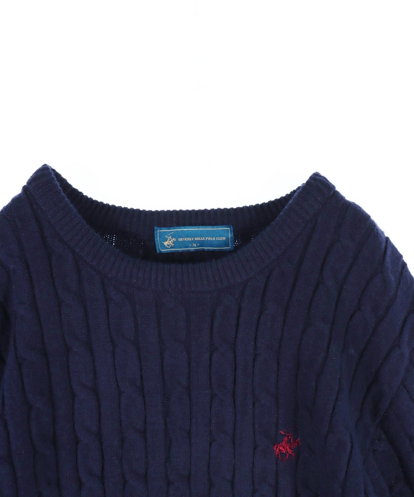 【 BEVERLY HILLS POLO CLUB 】ケーブル 編み ニット トップス 793-9343