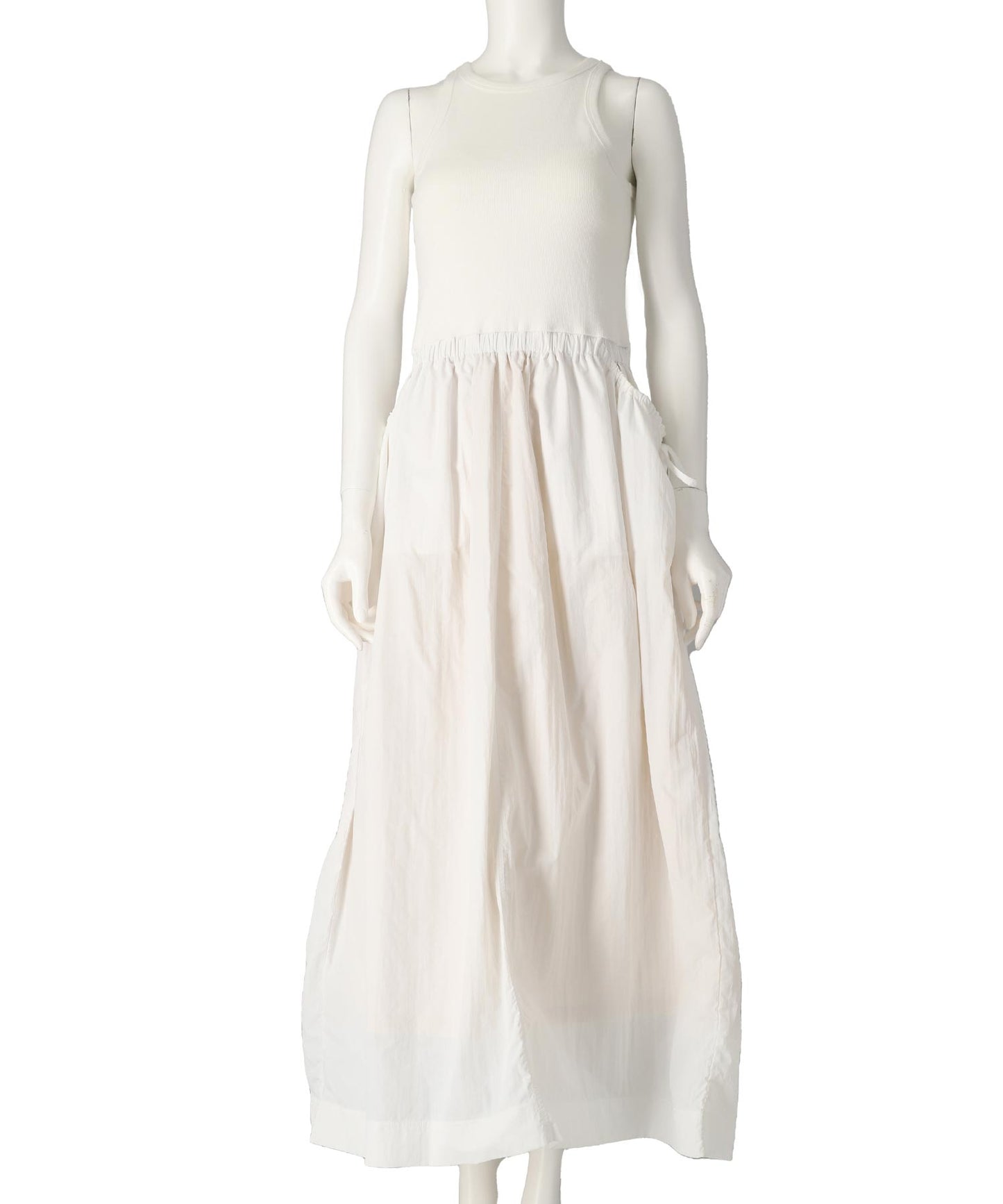 カップ付き タンクトップ ドッキング ワンピース 797-9227