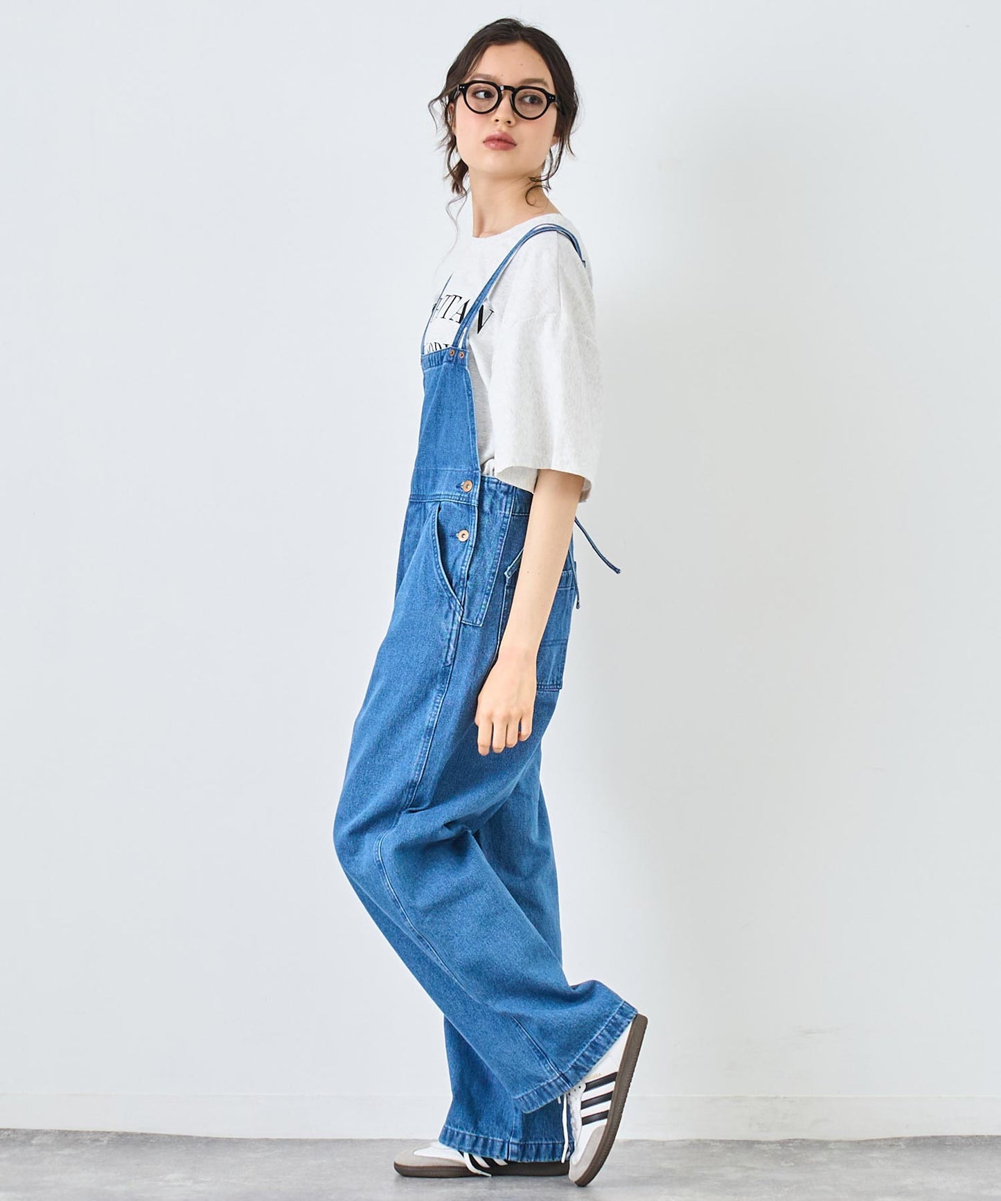 【Dickies】デニム ダブル サロペット 797-9249