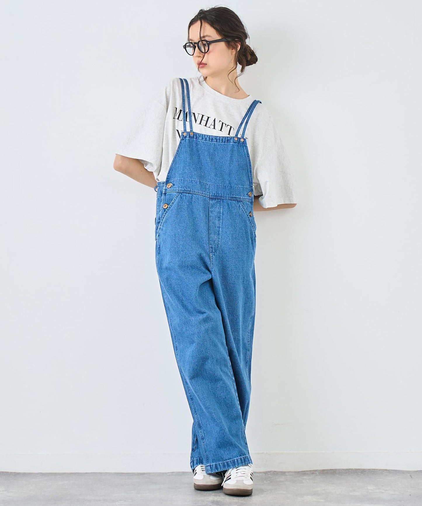 【Dickies】デニム ダブル サロペット 797-9249
