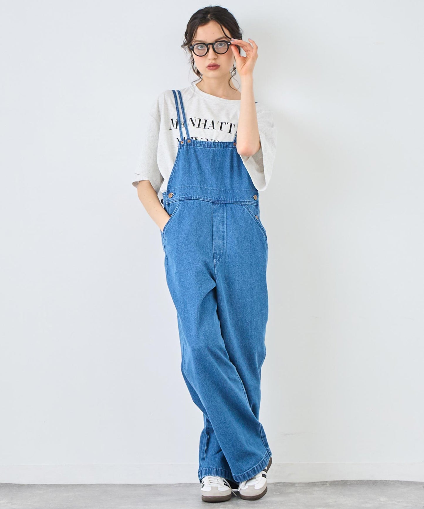 【Dickies】デニム ダブル サロペット 797-9249