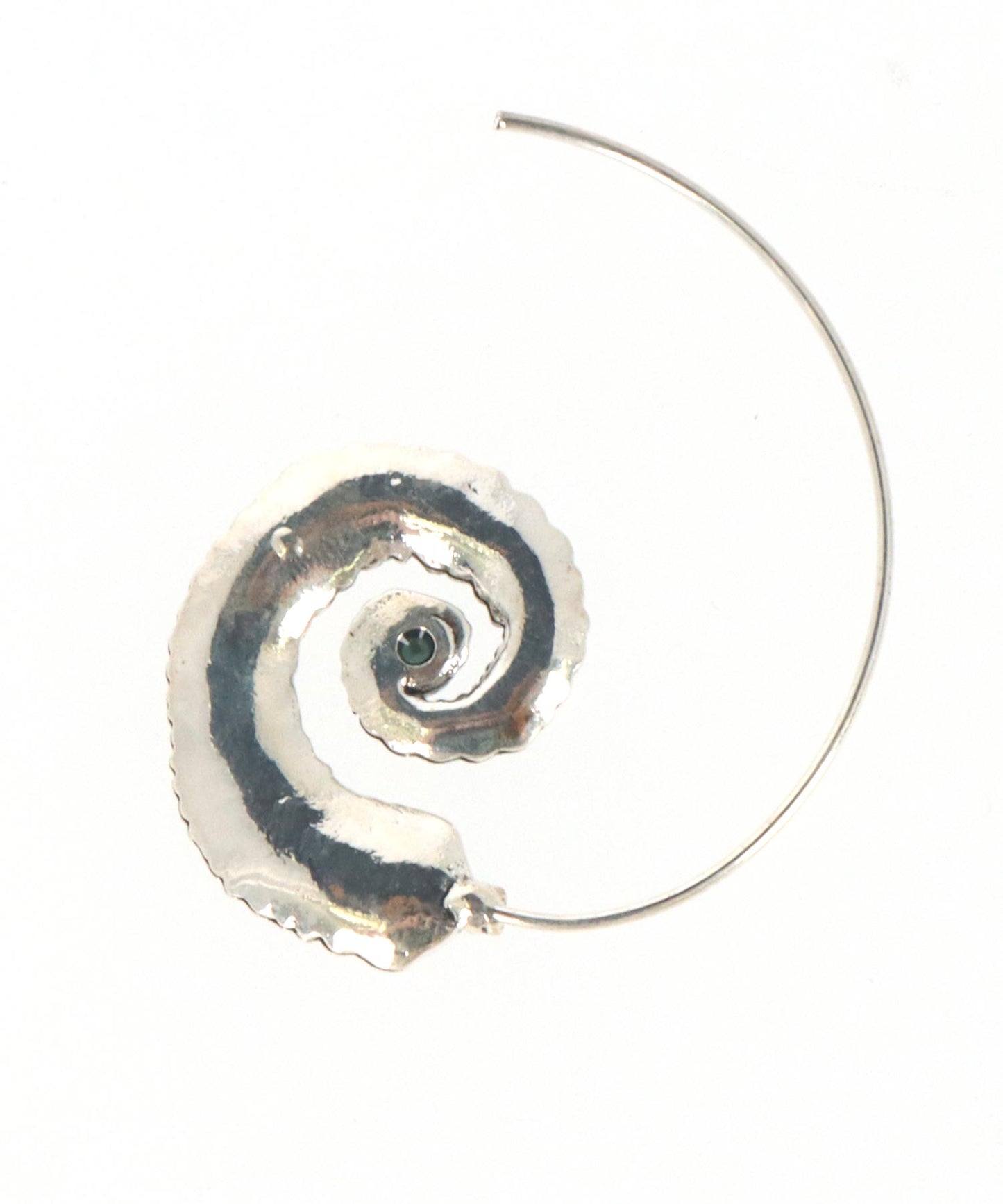 リーフ モチーフ ストーン フープ ピアス 819-6850