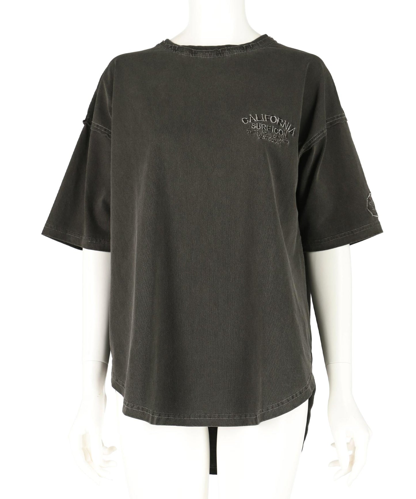 ピグメント加工 カットオフ CALIFORNIA ロゴ Tシャツ 853-5929
