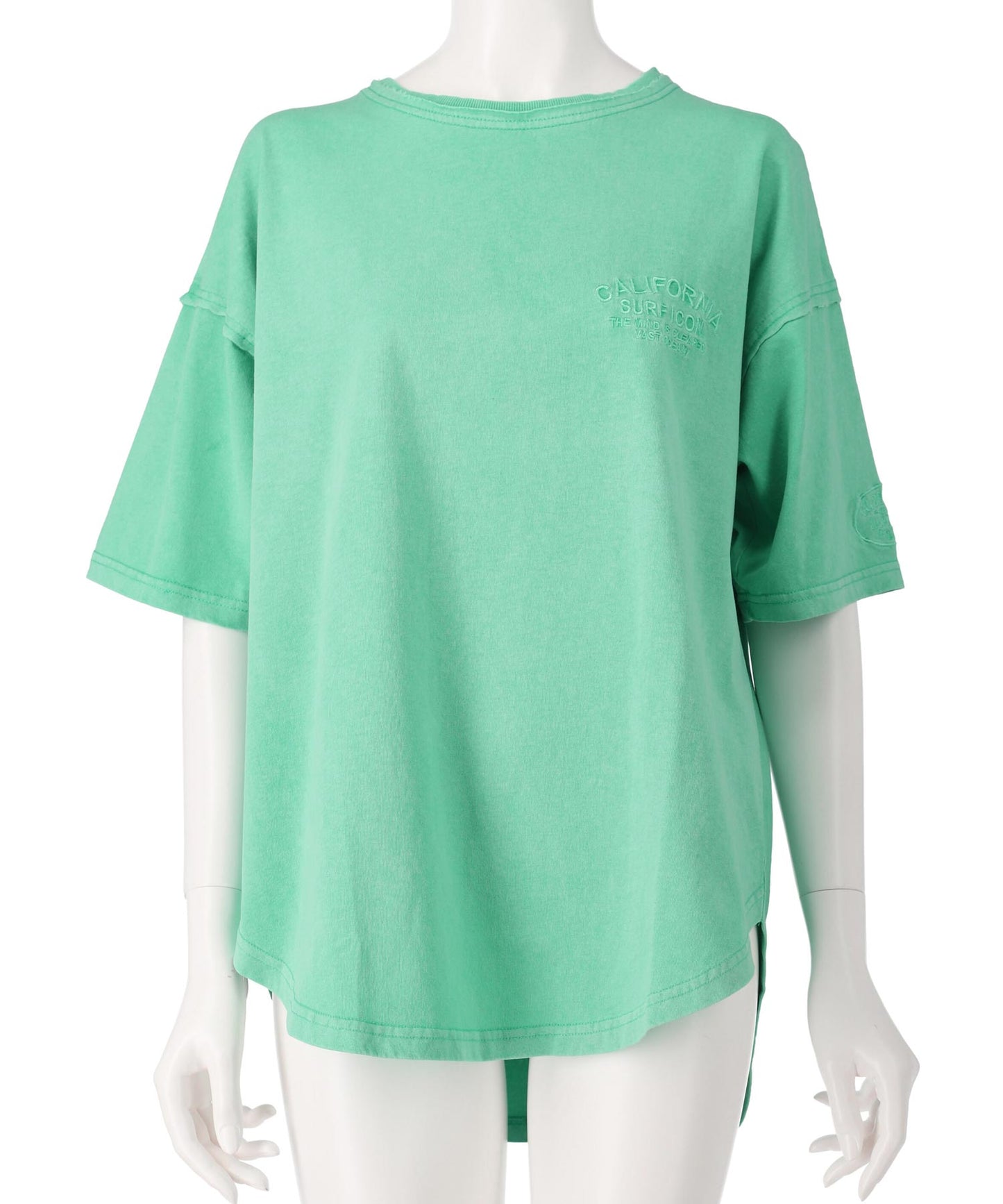 ピグメント加工 カットオフ CALIFORNIA ロゴ Tシャツ 853-5929