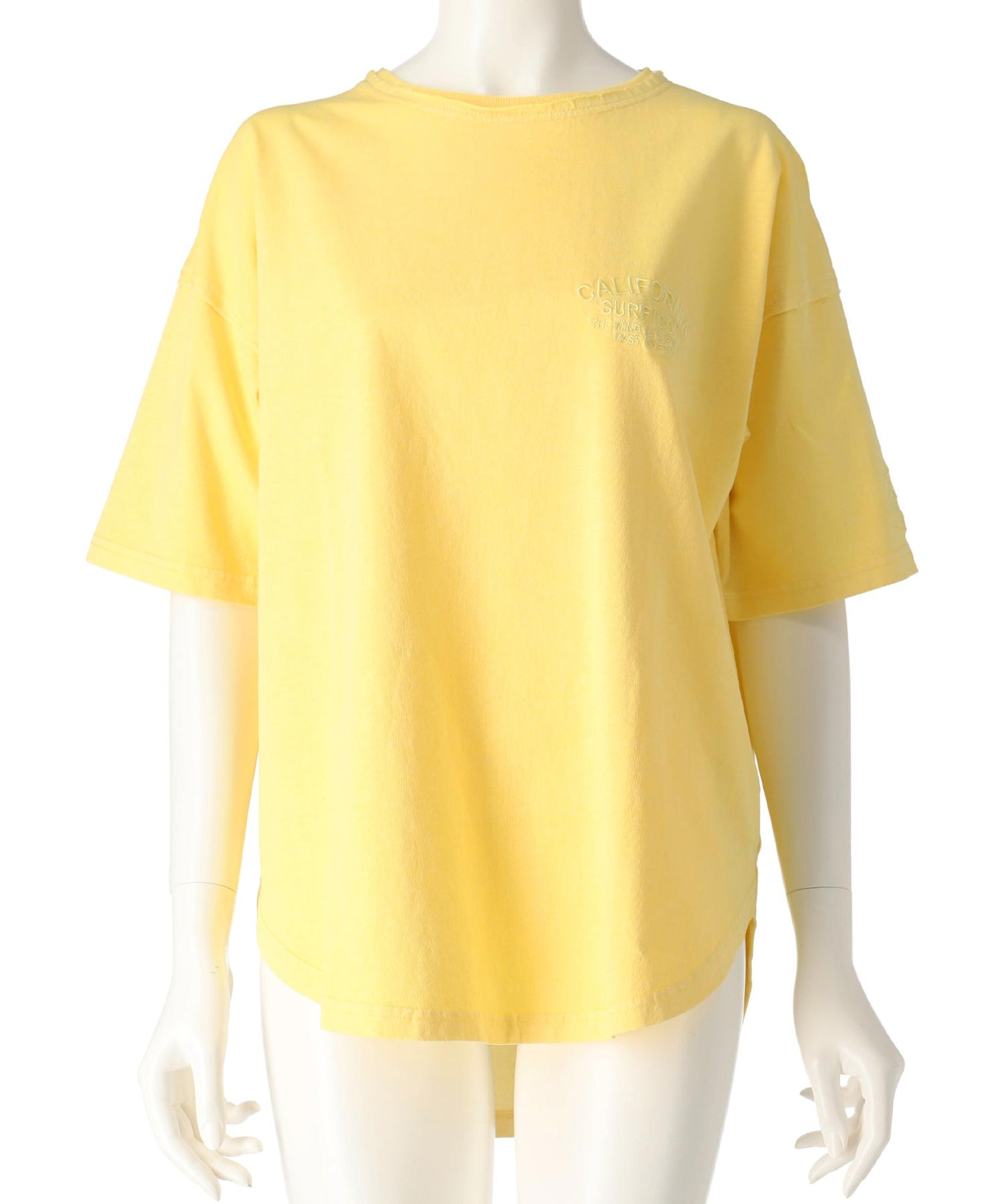 ピグメント加工 カットオフ CALIFORNIA ロゴ Tシャツ 853-5929