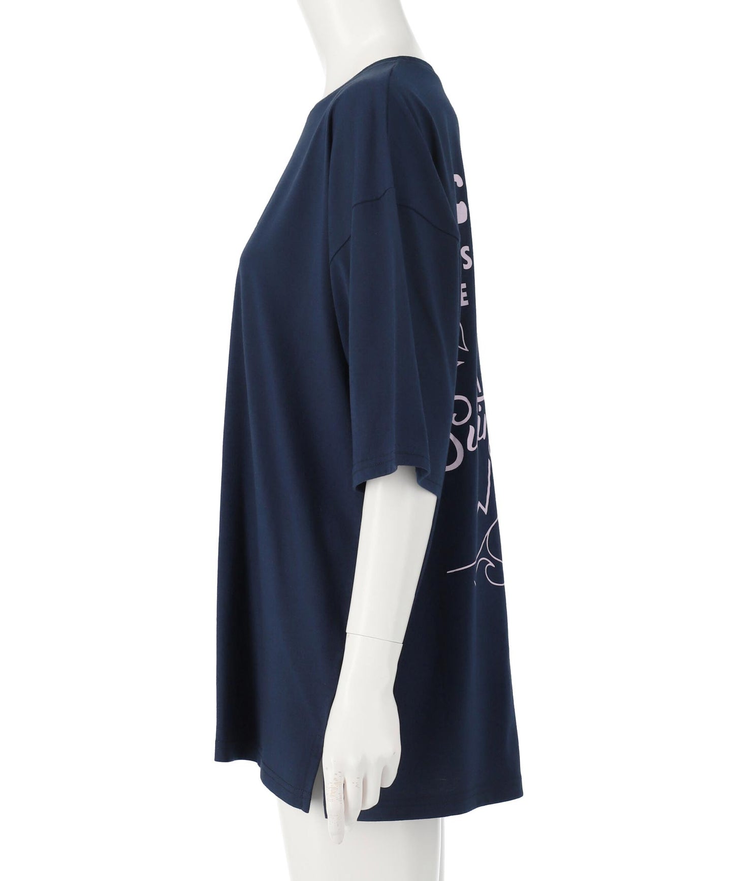 SEA モチーフ プリント ビッグ Tシャツ 853-5955