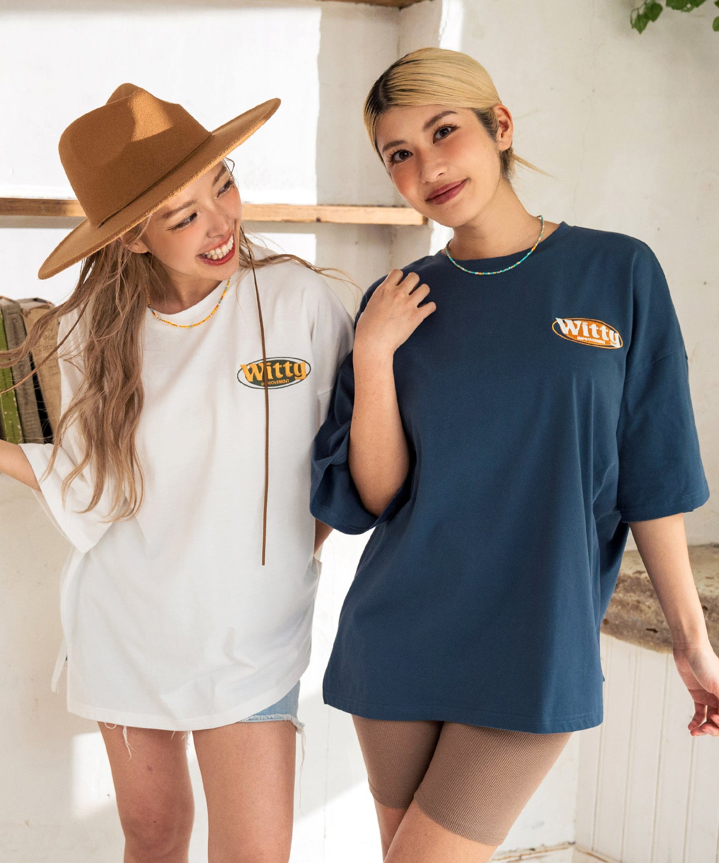 ヴィンテージ ライク ロゴ バック プリント オーバーサイズ 半袖 Tシャツ 853-6025