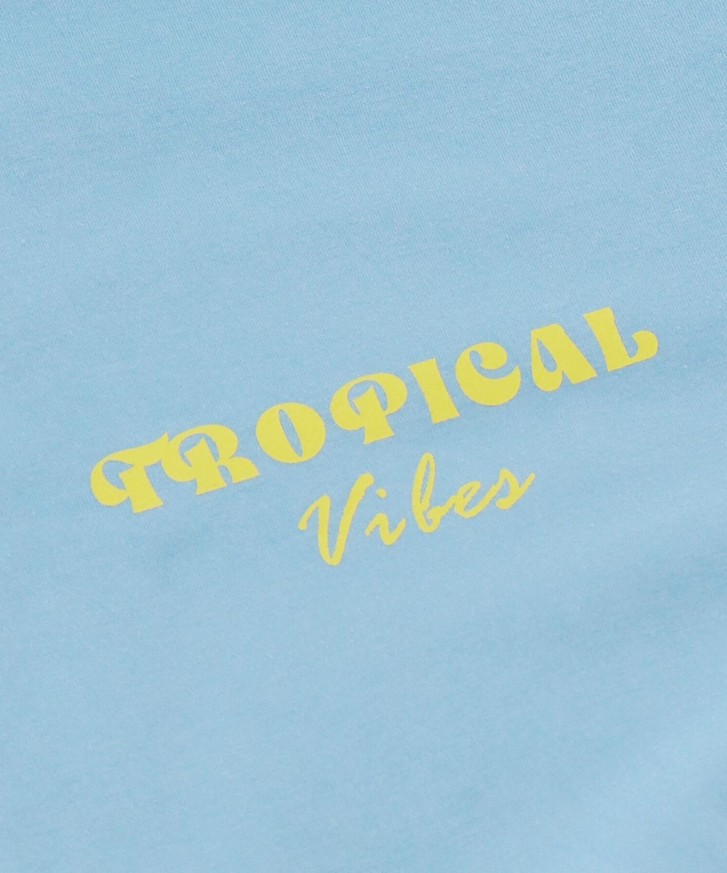 カラー パームツリー プリント オーバーサイズ Tシャツ 853-6027