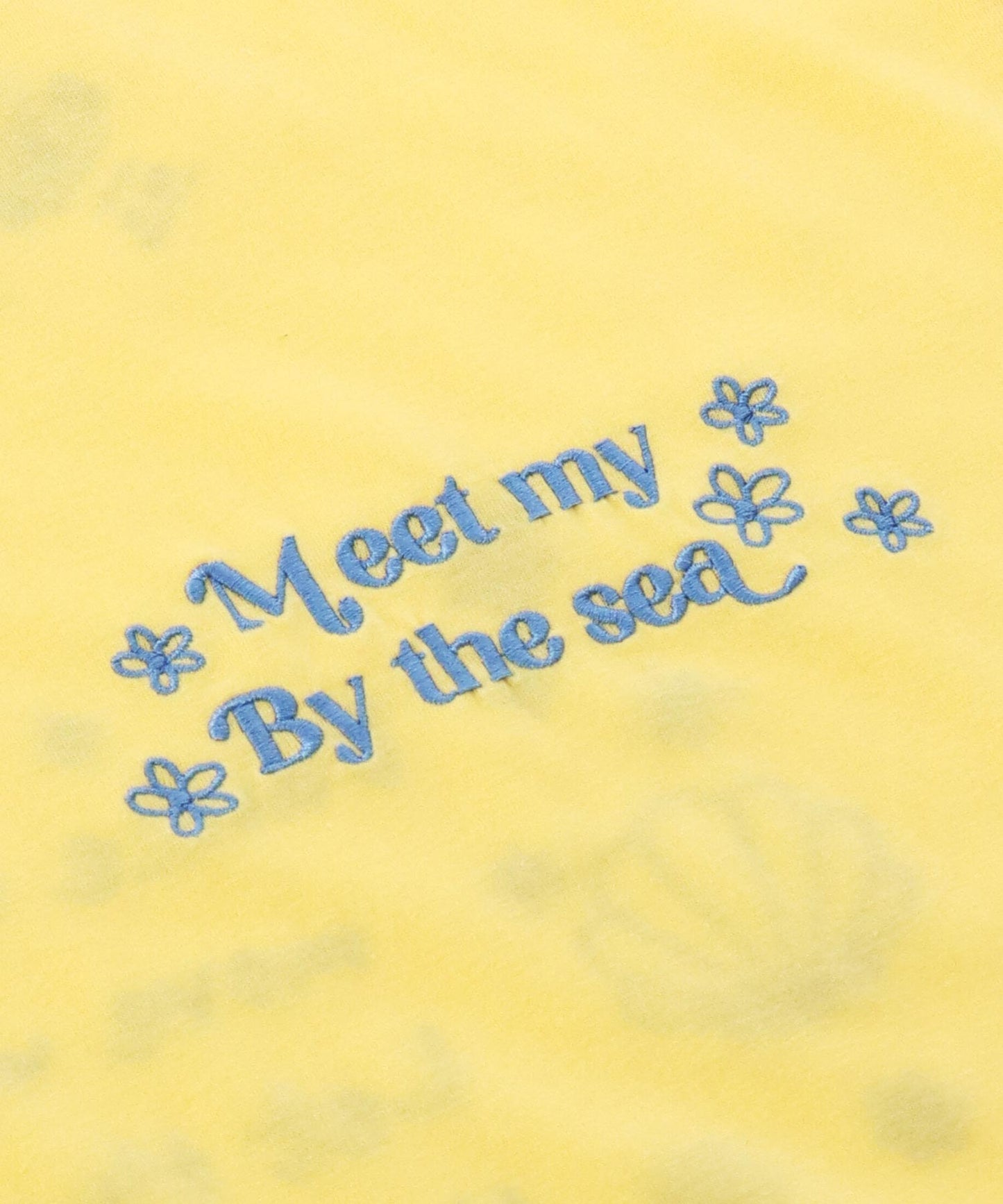 ハンドライティング メッセージ 刺繍 オーバーサイズ Tシャツ 853-6031