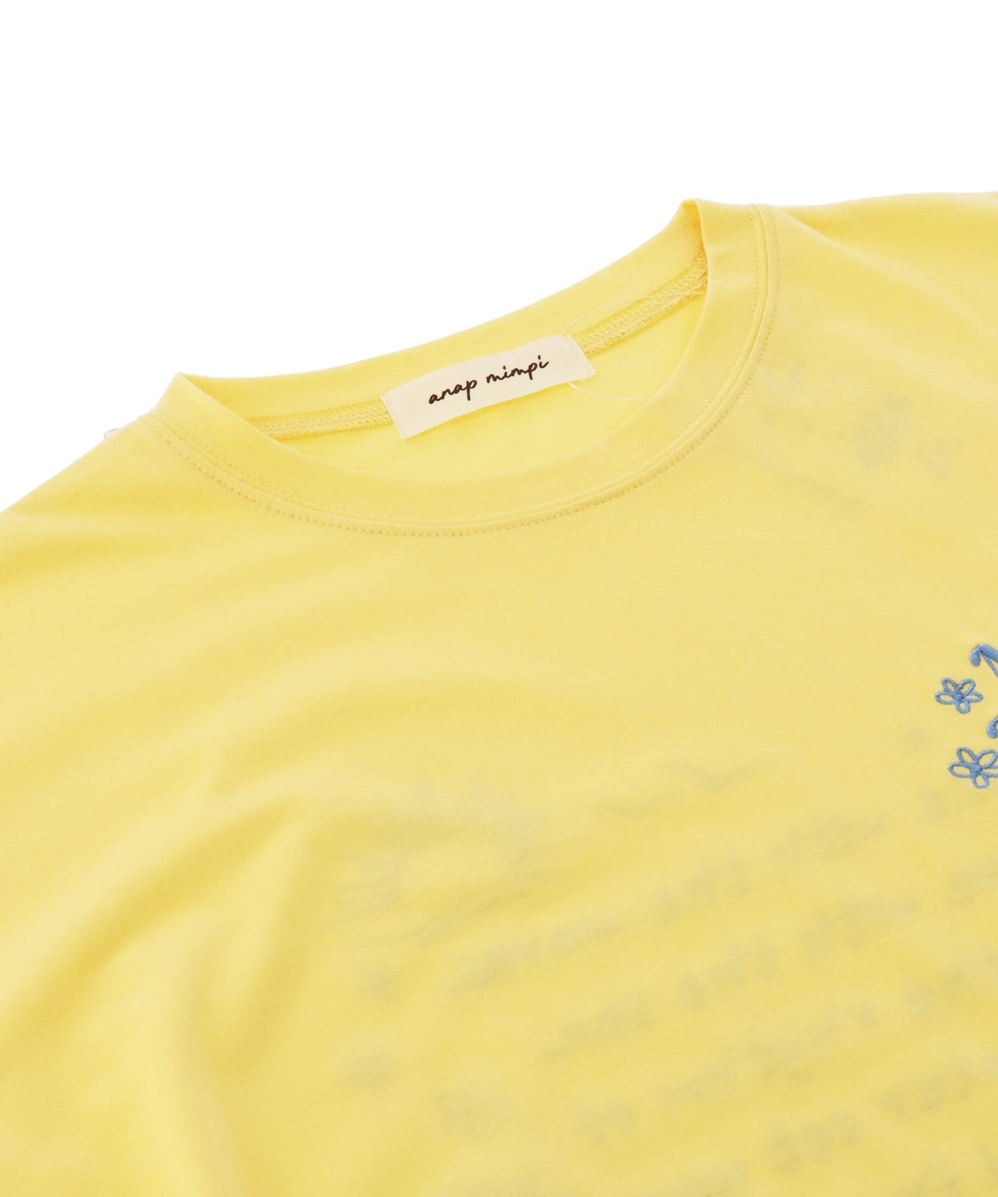 ハンドライティング メッセージ 刺繍 オーバーサイズ Tシャツ 853-6031