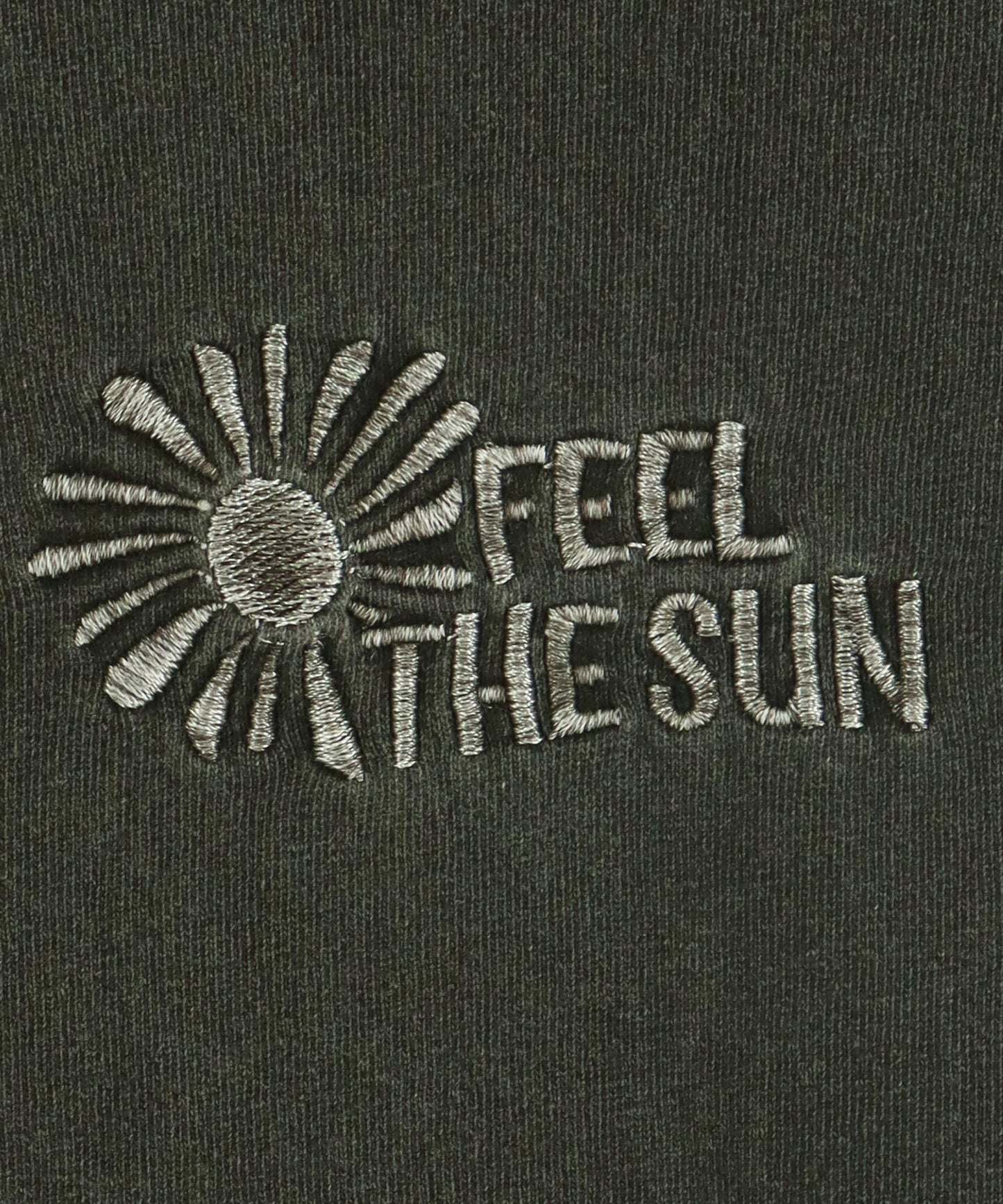 ピグメント 加工 刺繍 カット オフ Tシャツ 853-6042