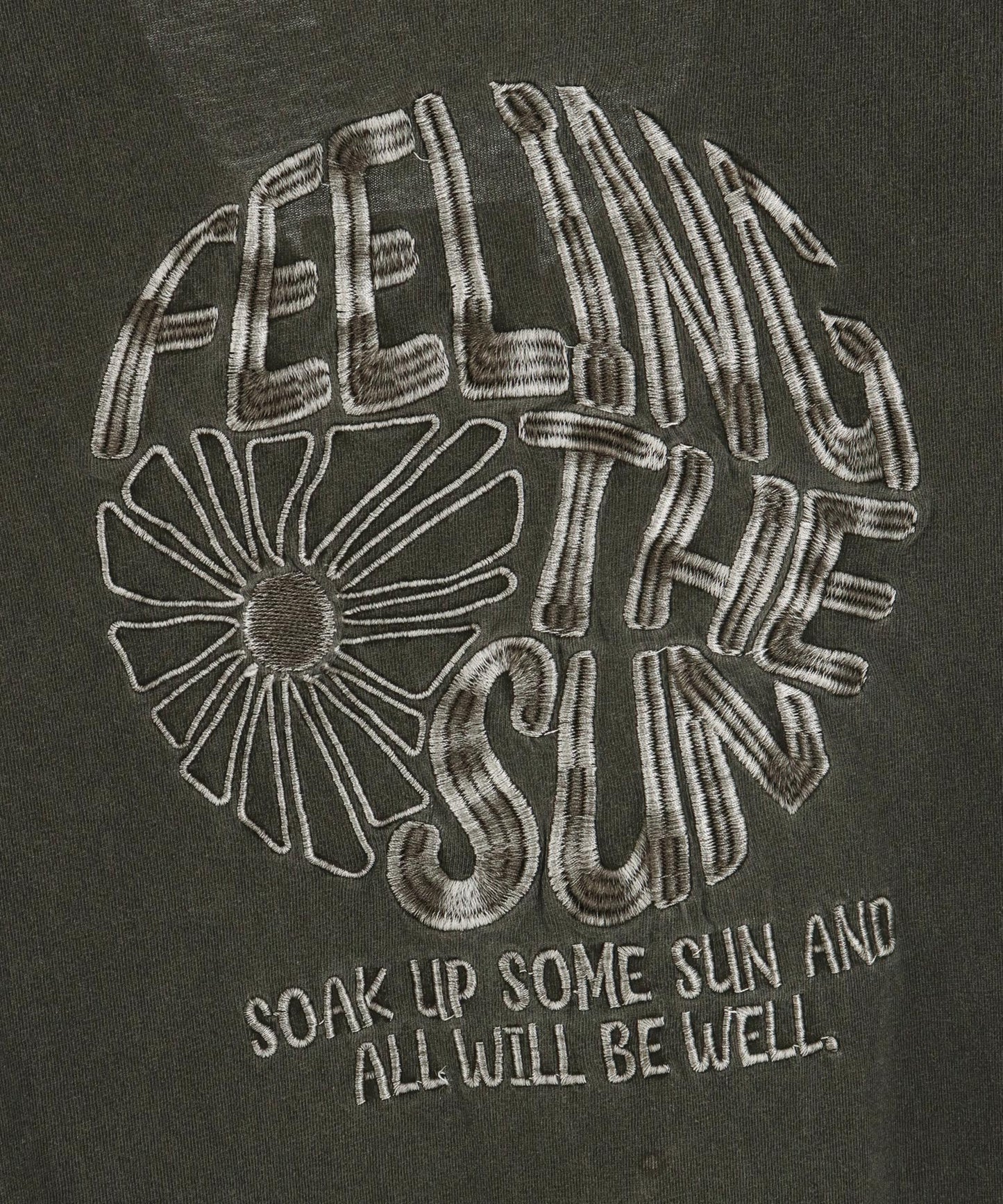 ピグメント 加工 刺繍 カット オフ Tシャツ 853-6042