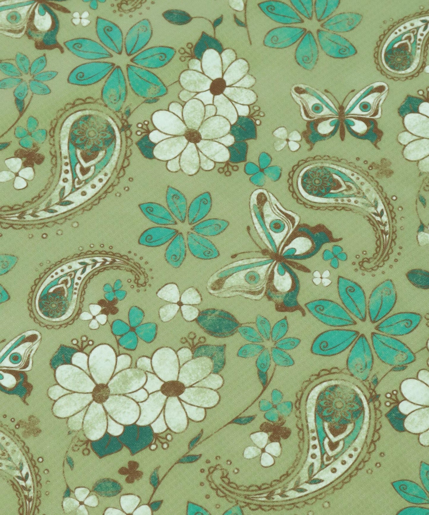 レトロフラワー ワッフル ヘンリーネック ロング ワンピース 857-6033