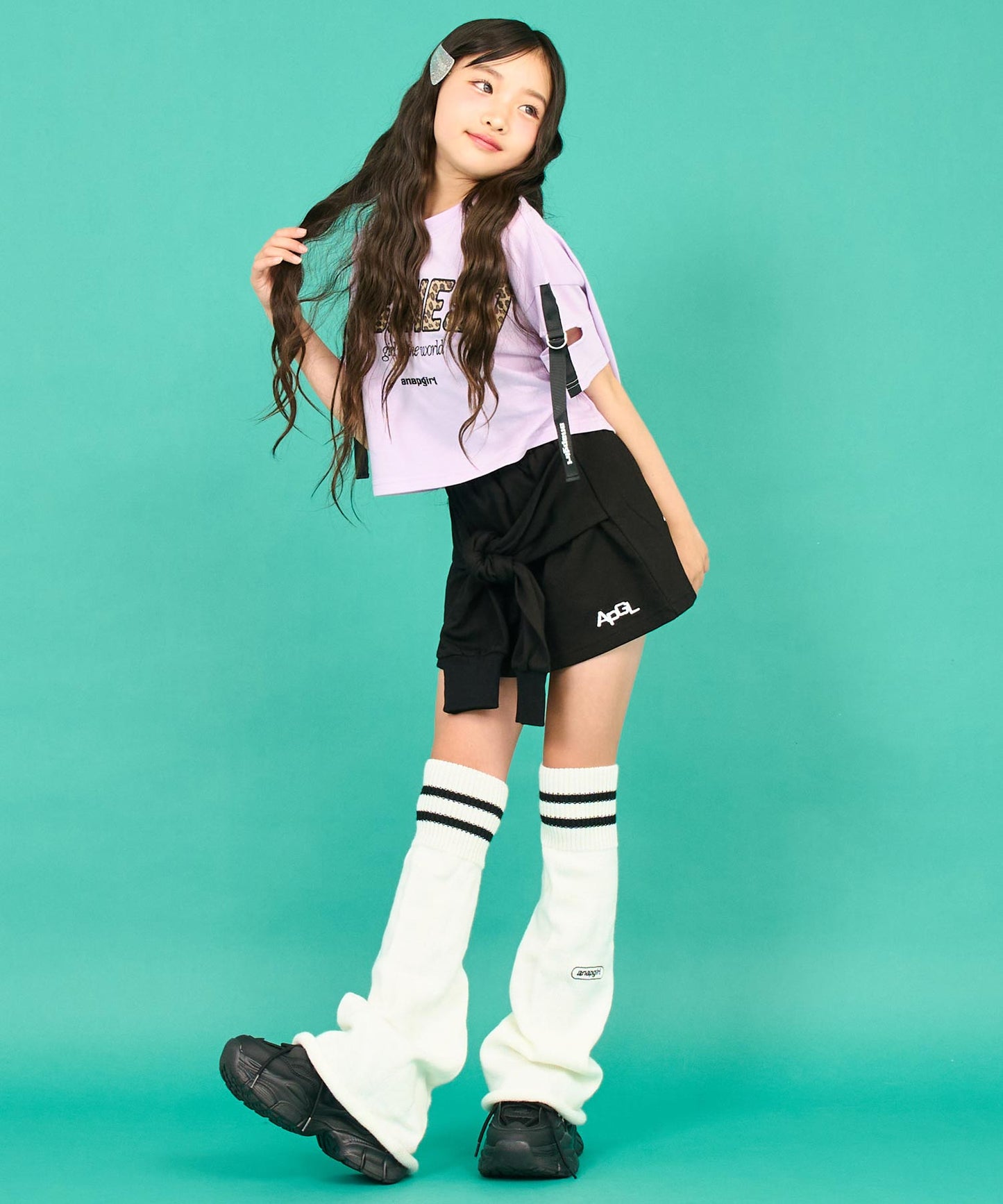 ブラック/143cm(XSサイズ着用)