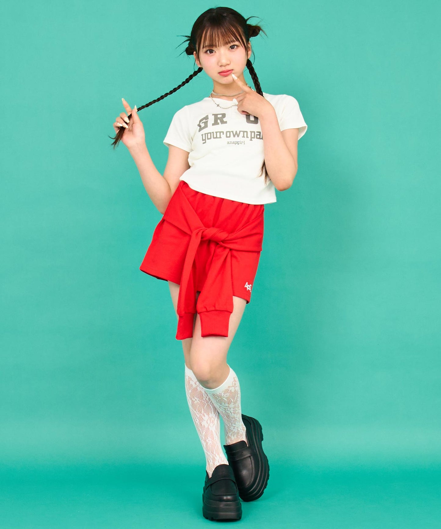 レッド/149cm(Sサイズ着用)