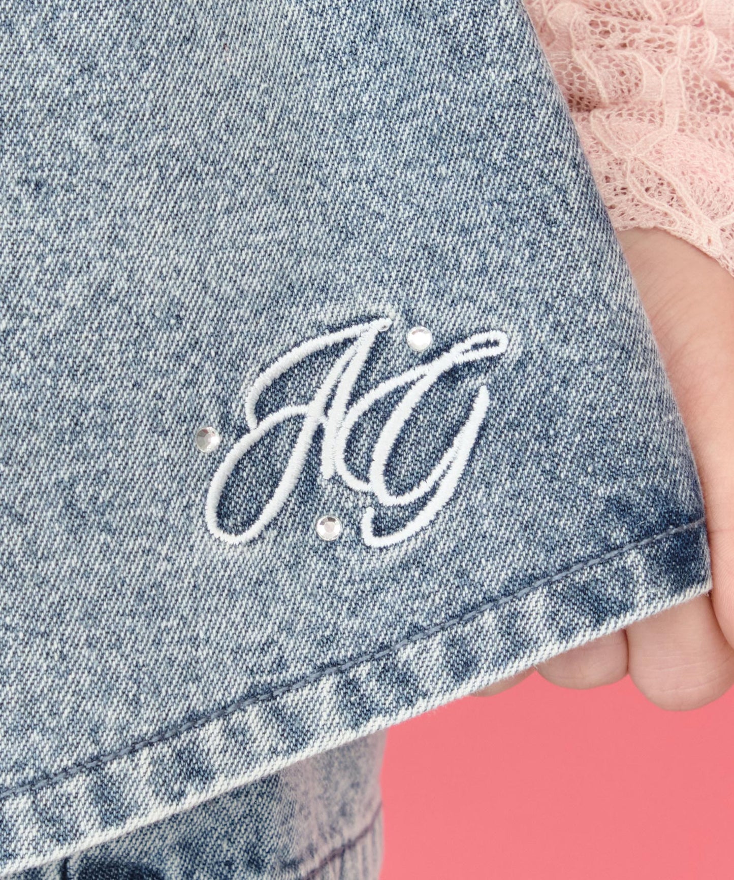 【ANAP GiRLs デザイン】リボン モチーフ フリル スカパン 911-7915