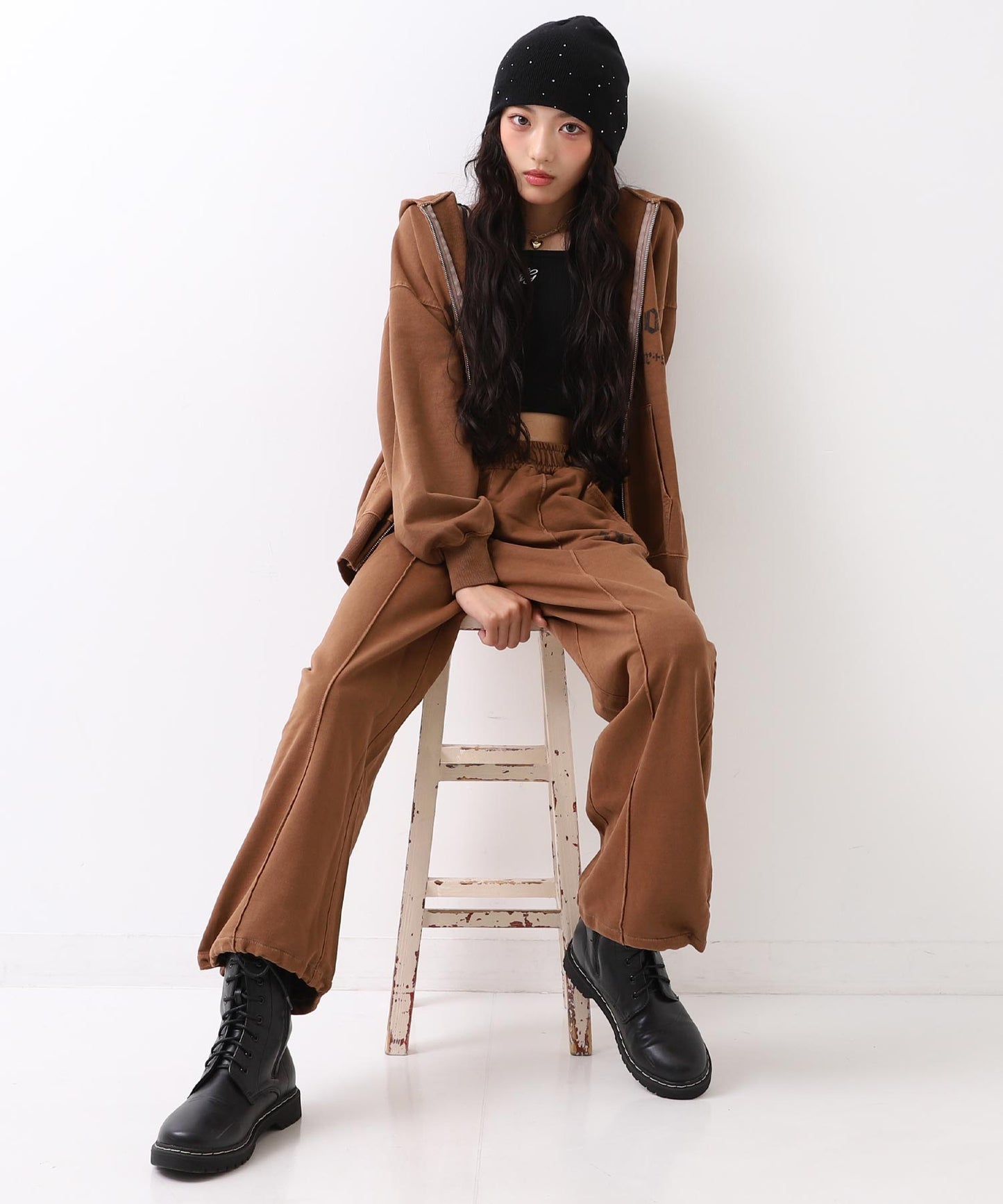(新色)ブラウン/152cm(Sサイズ着用)