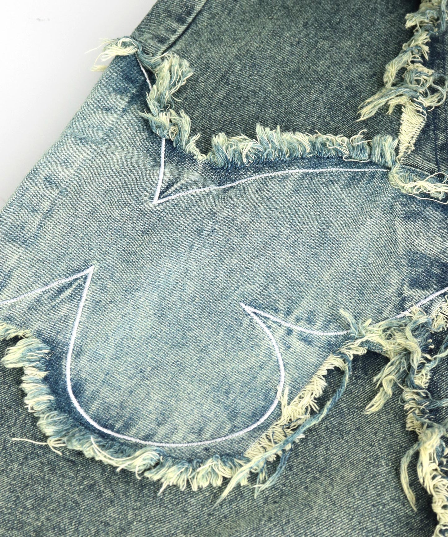 バタフライ ワッペン ワイド パンツ 912-7646