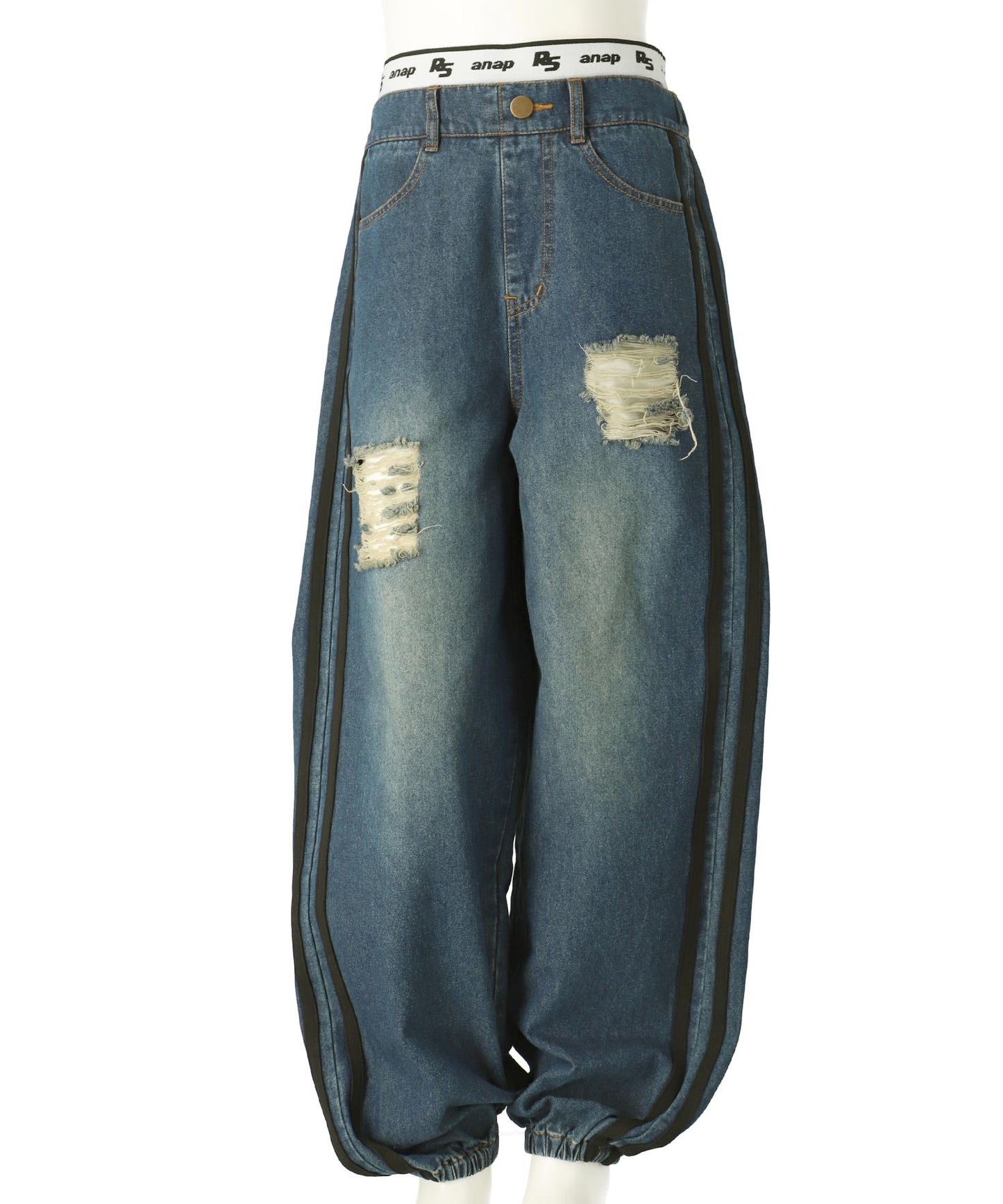 ANAPR+S デニム ジョガー パンツ (キッズお揃い)【ユニセックス】 912-7656