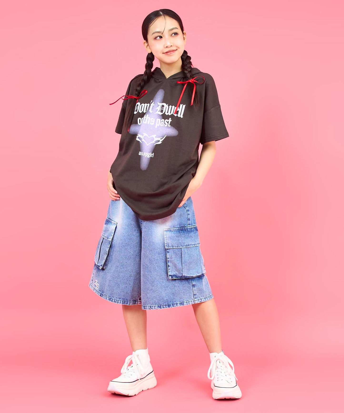 ANAPR+S カーゴデニムハーフパンツ【ユニセックス】 912-7720