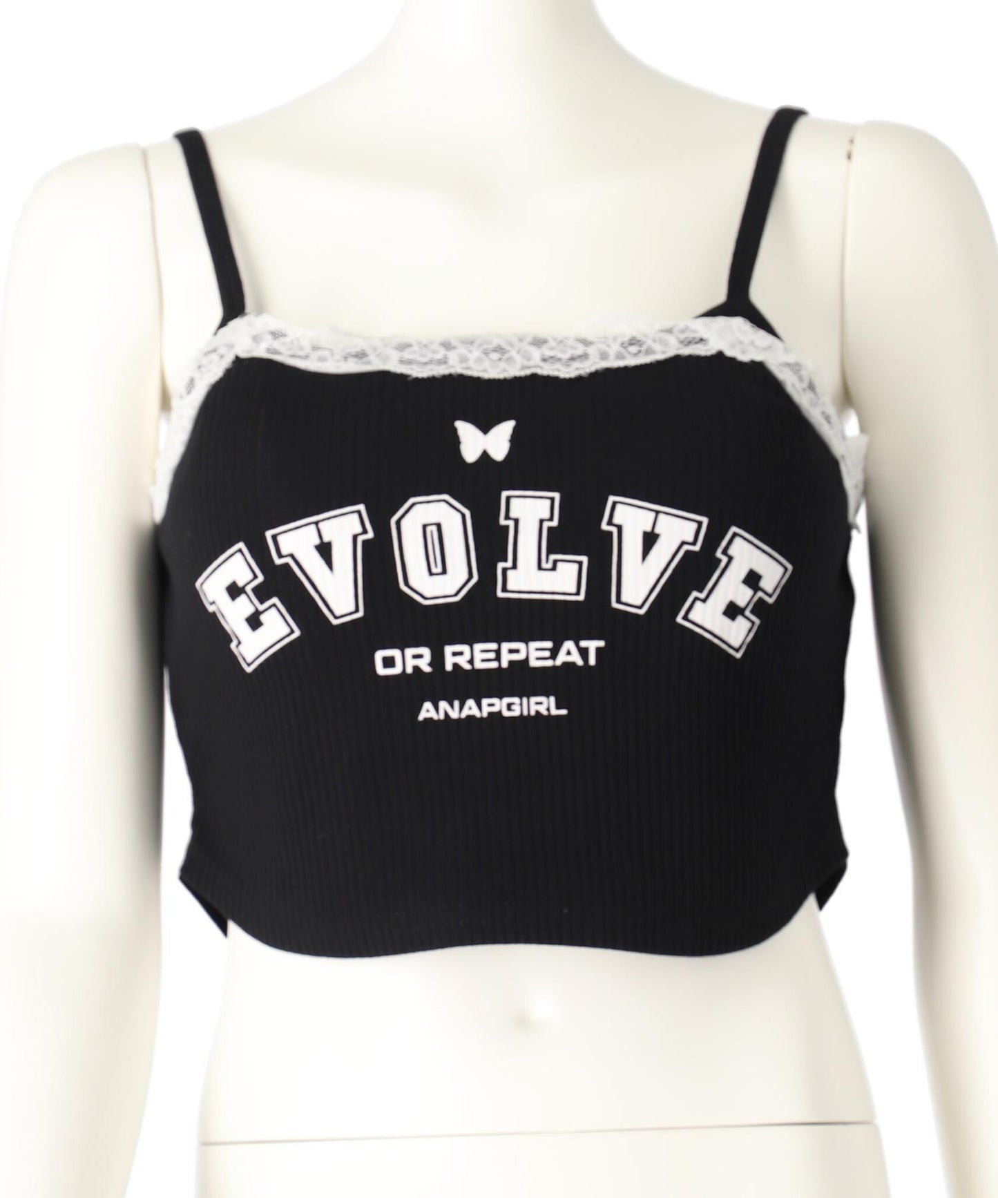 レース付 メッセージ パッド入り キャミソール 913-7648