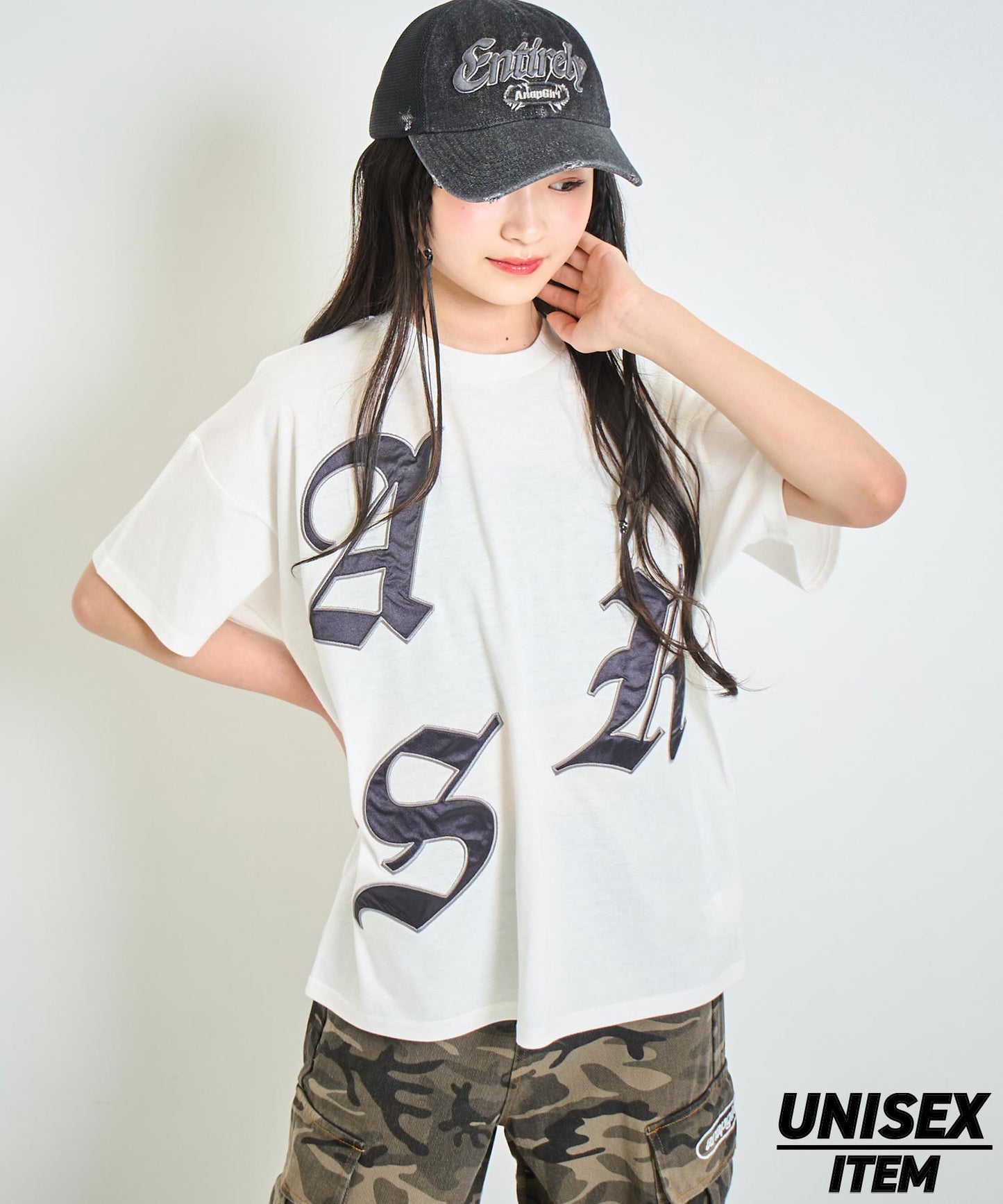 ANAPR+S ランダム ワッペン ロゴ Tシャツ(キッズお揃い) 【ユニセックス】 913-7658