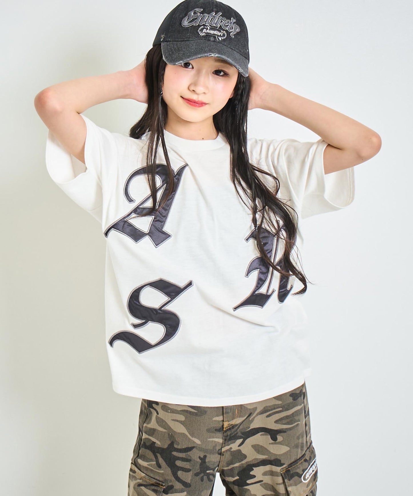 ANAPR+S ランダム ワッペン ロゴ Tシャツ(キッズお揃い) 【ユニセックス】 913-7658