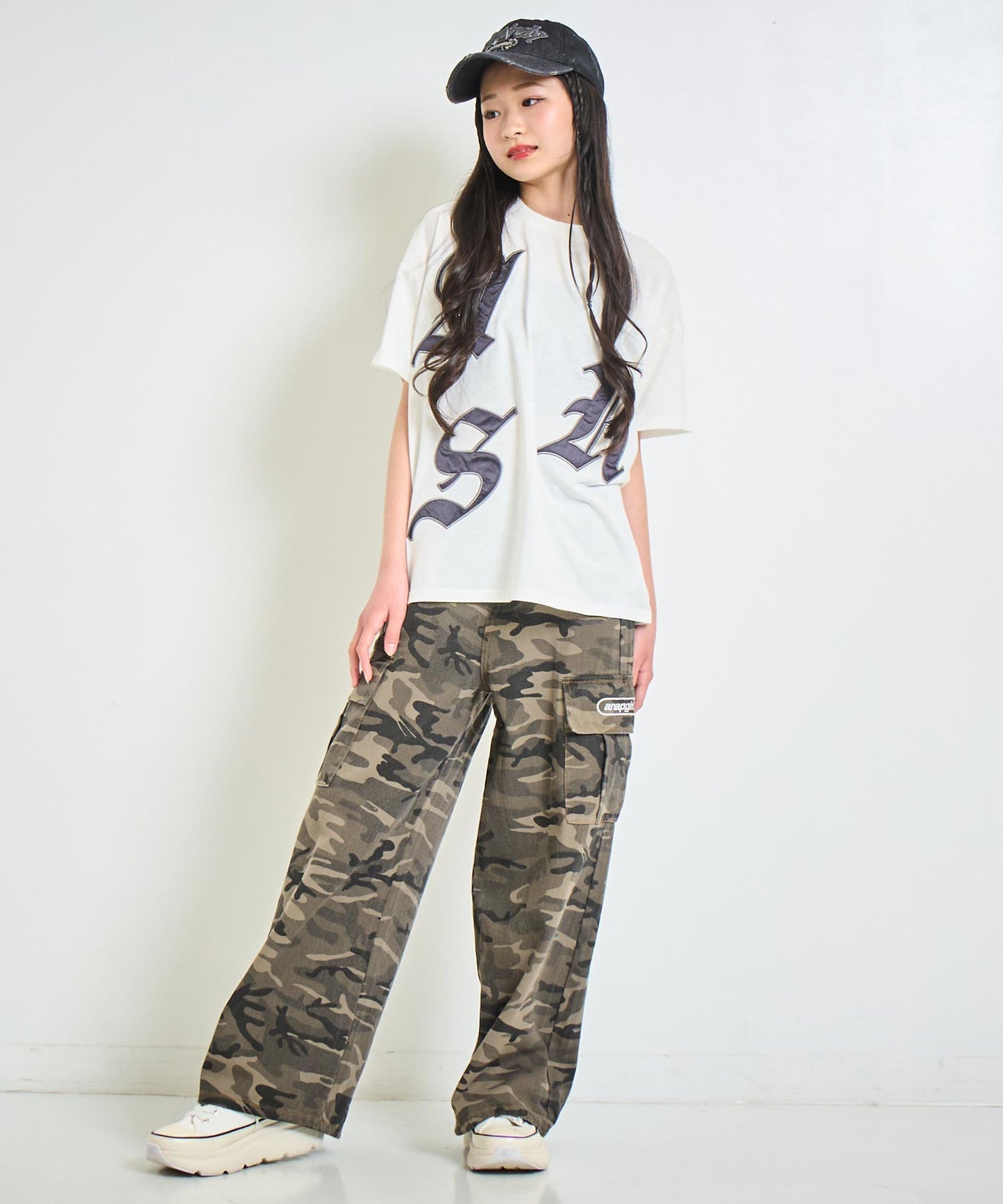 ANAPR+S ランダム ワッペン ロゴ Tシャツ(キッズお揃い) 【ユニセックス】 913-7658