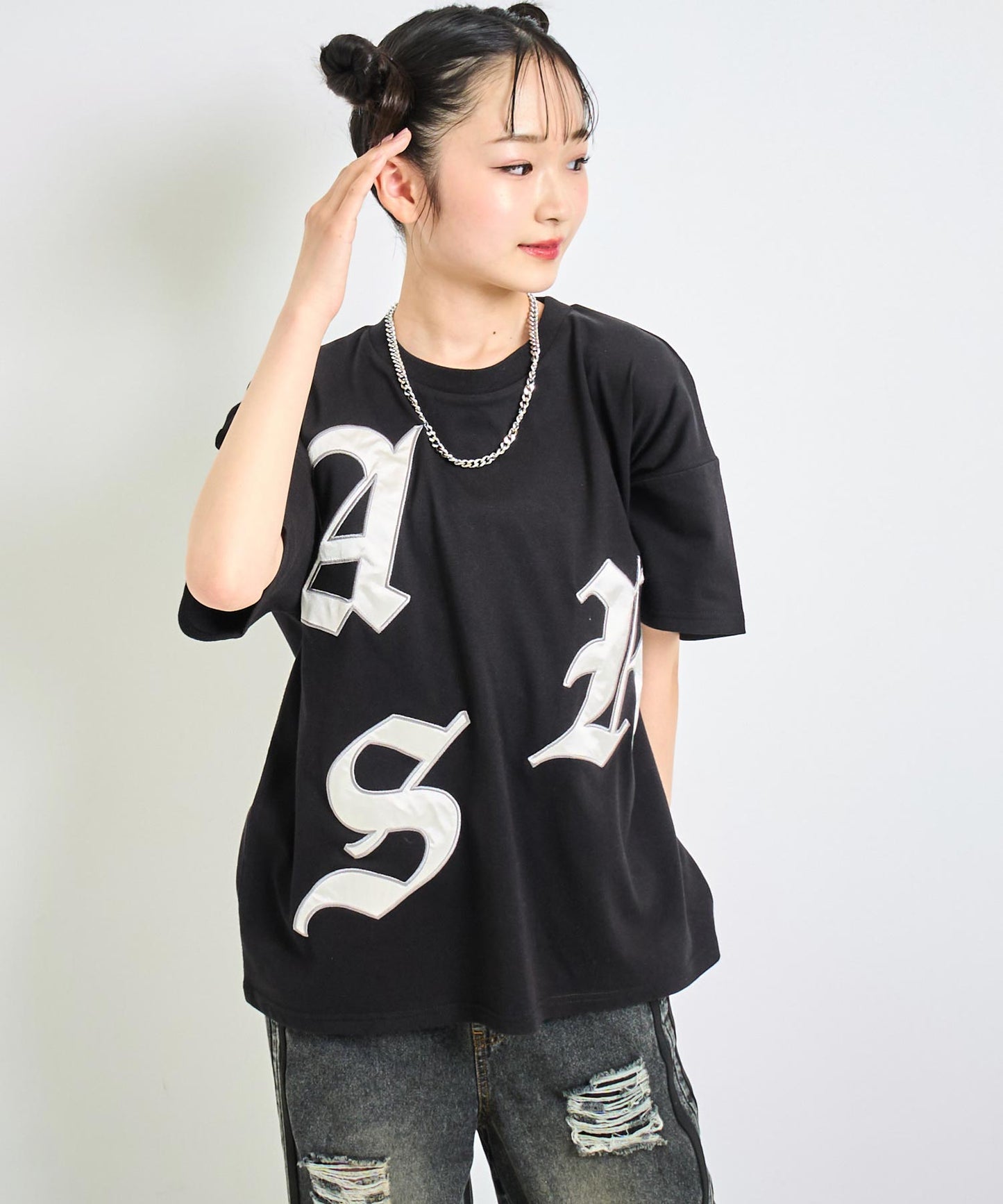 ANAPR+S ランダム ワッペン ロゴ Tシャツ(キッズお揃い) 【ユニセックス】 913-7658