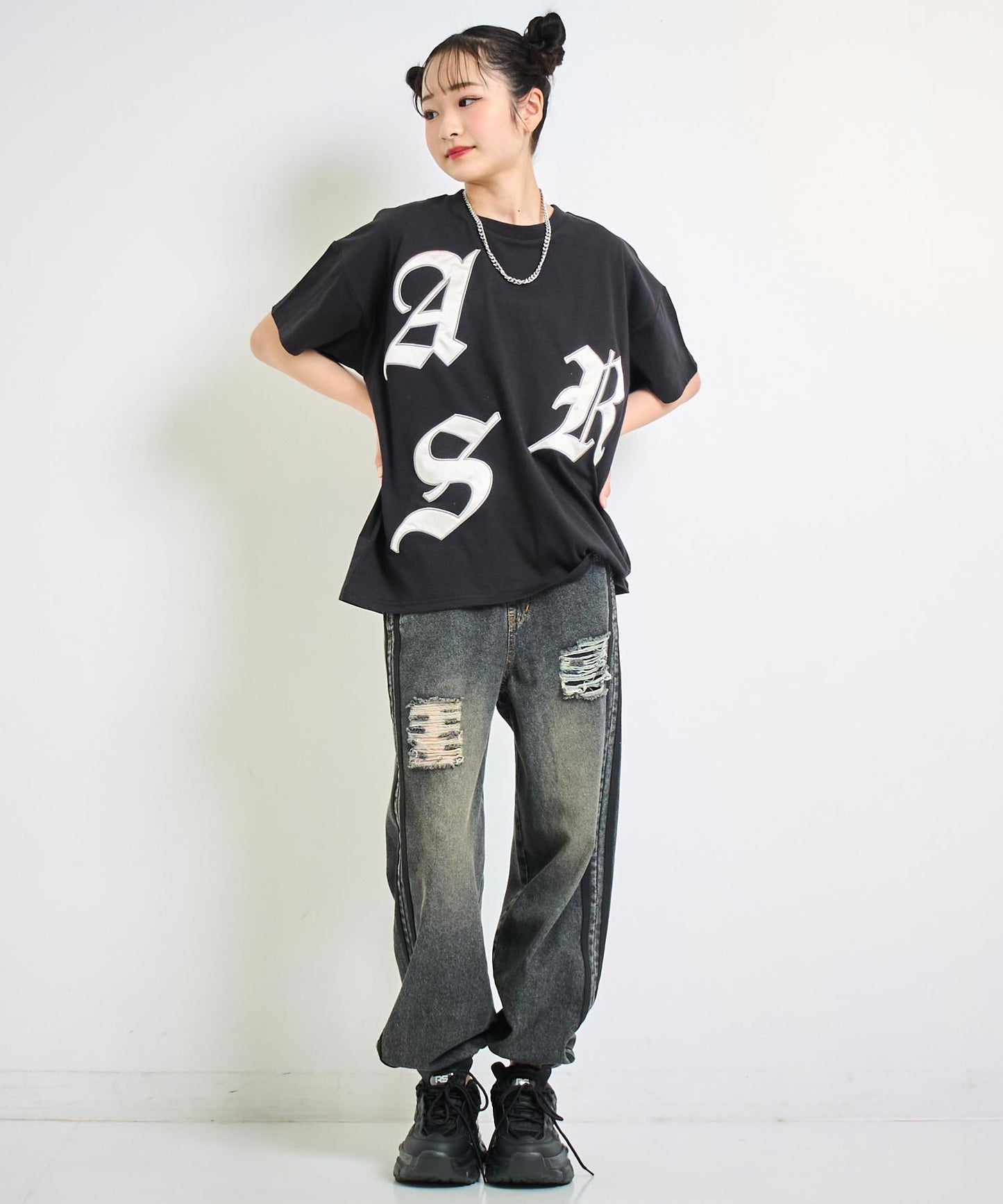 ANAPR+S ランダム ワッペン ロゴ Tシャツ(キッズお揃い) 【ユニセックス】 913-7658