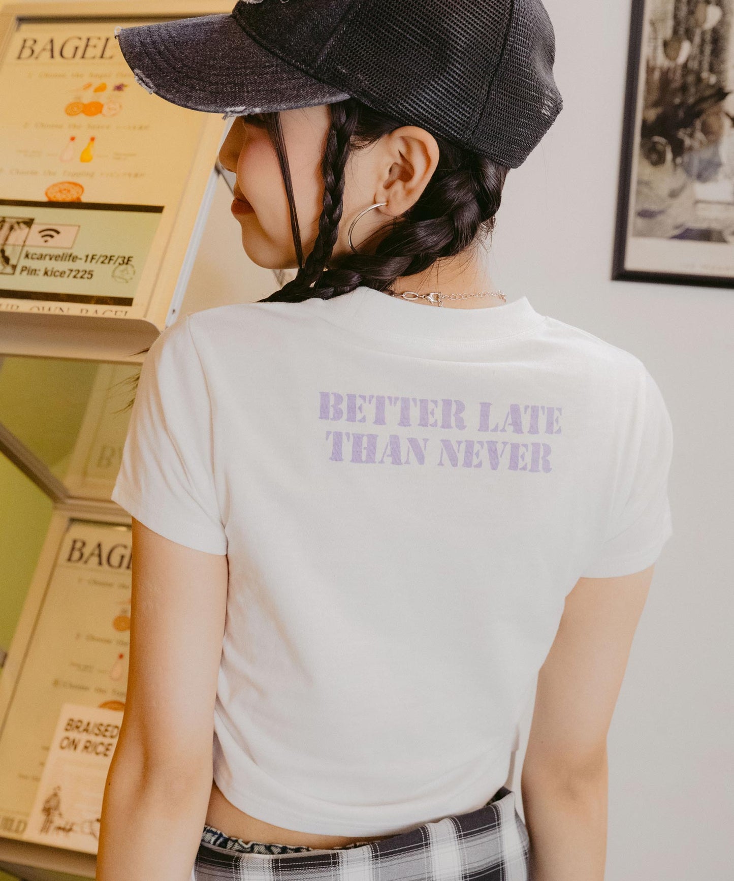 サイド シャーリング ロック Tシャツ 913-7660