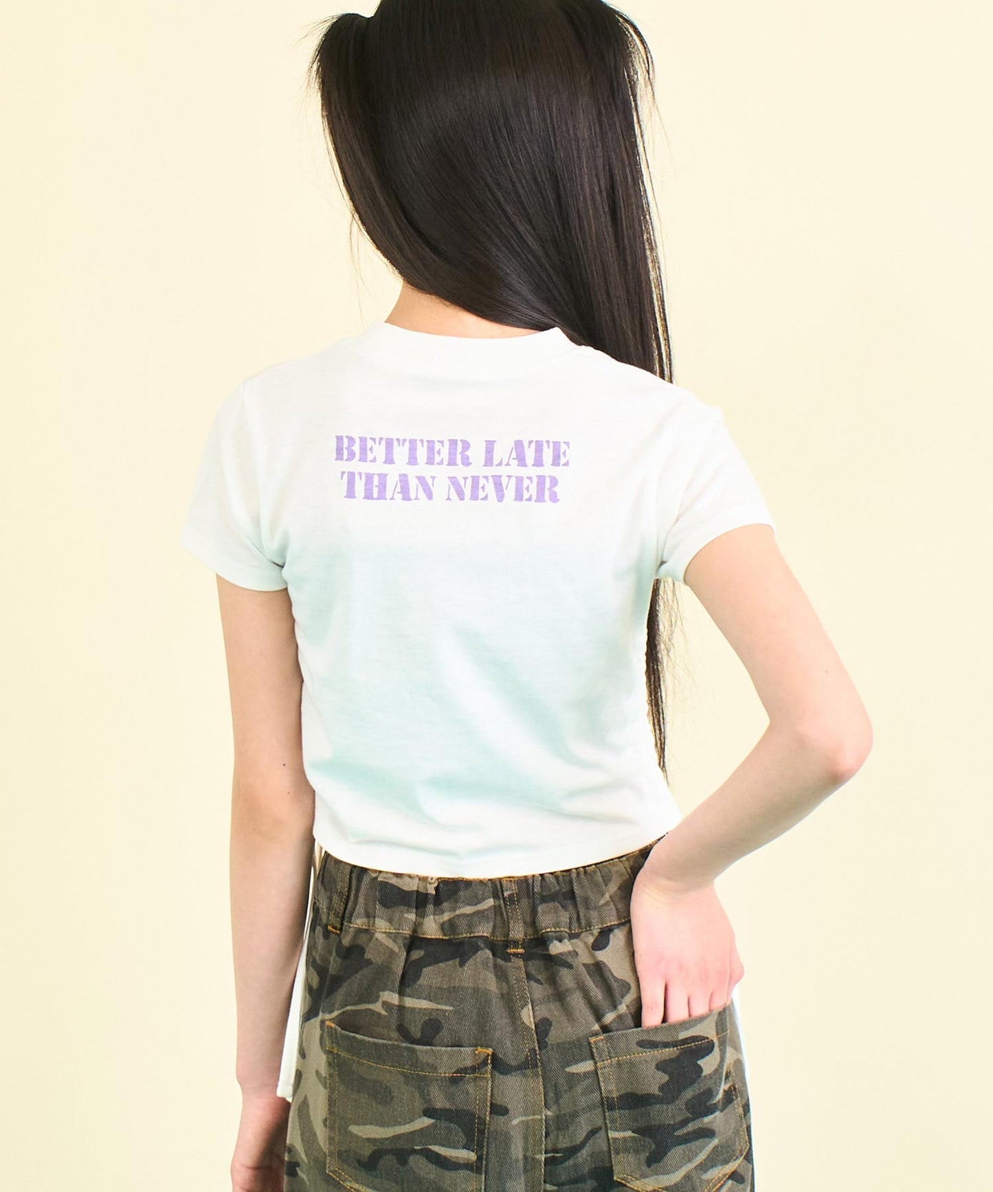 サイド シャーリング ロック Tシャツ 913-7660