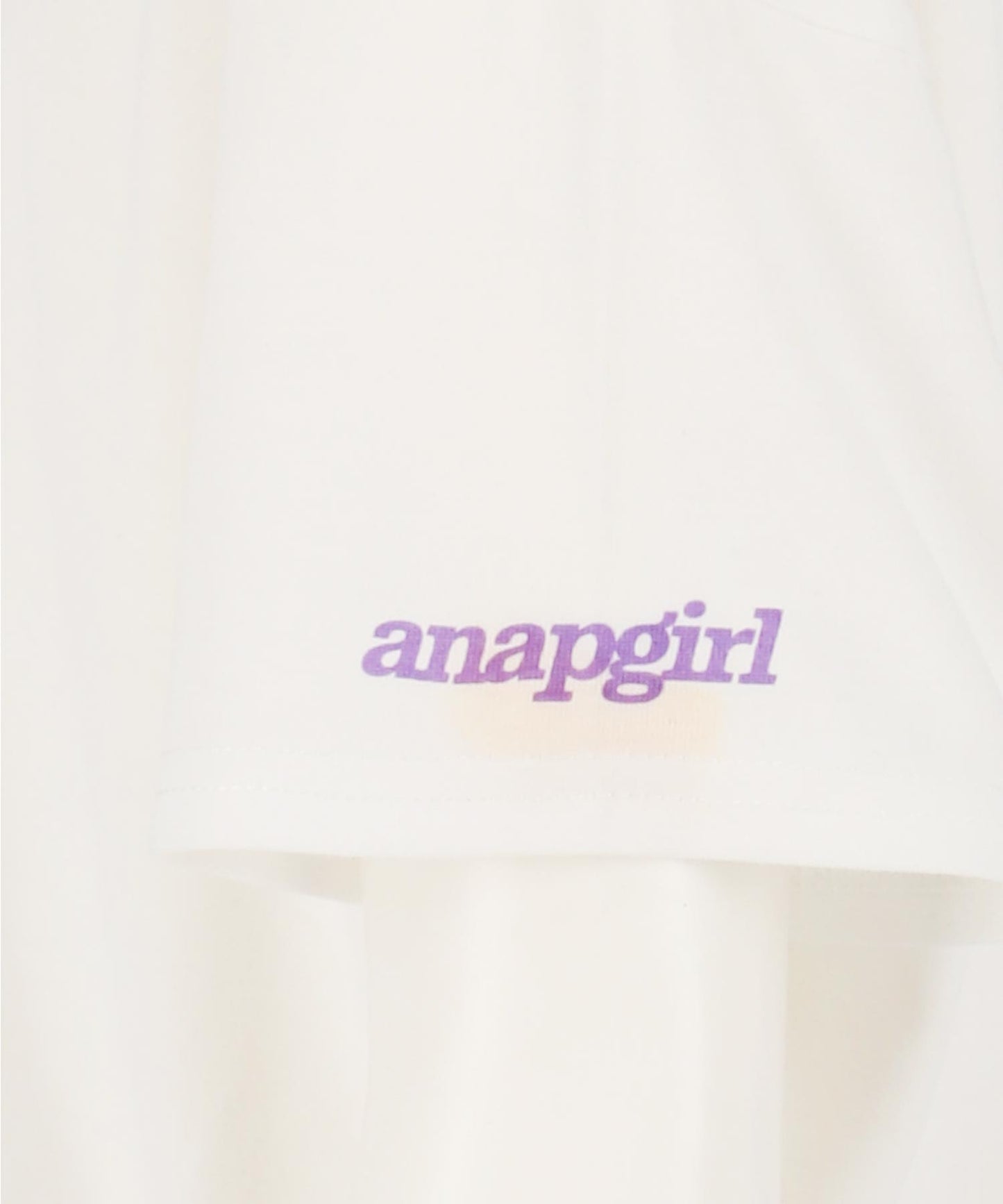 レース ワッペン付き サイド リボン Tシャツ トップス【キッズお揃い】 913-7671